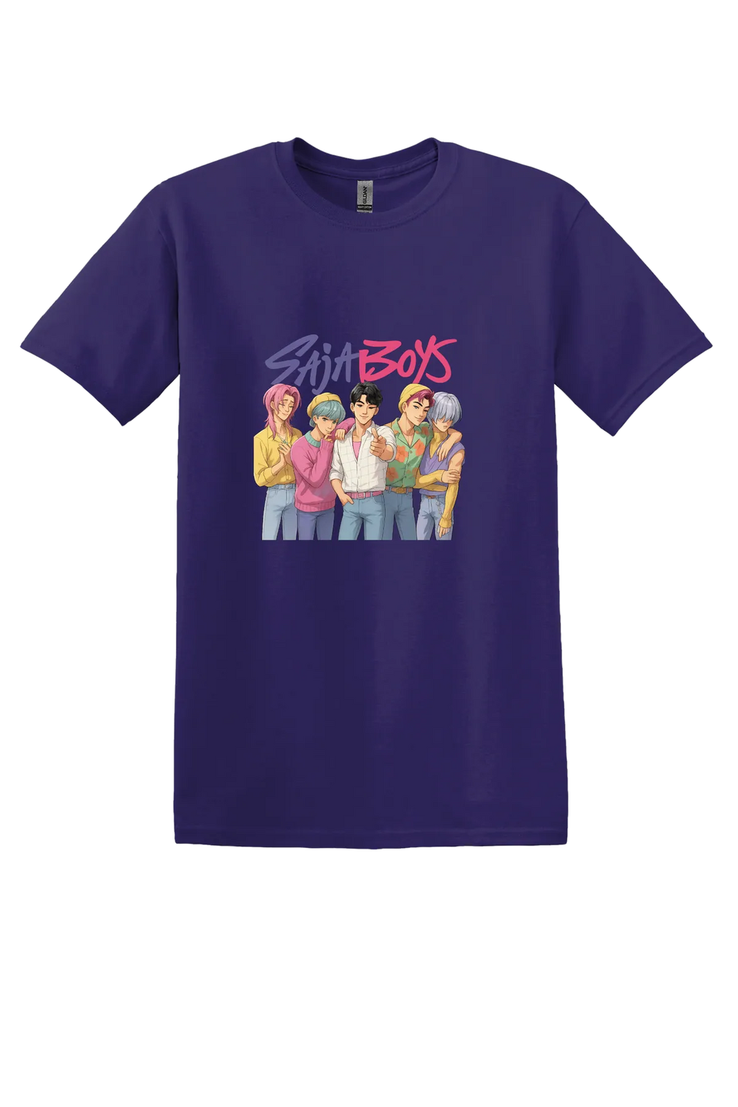 KPop Demon Hunters Tee No. 41, Fan Deep Purple, front print