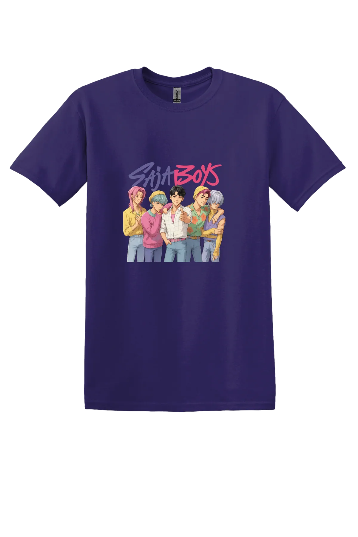 KPop Demon Hunters Tee No. 41, Fan Deep Purple, front print