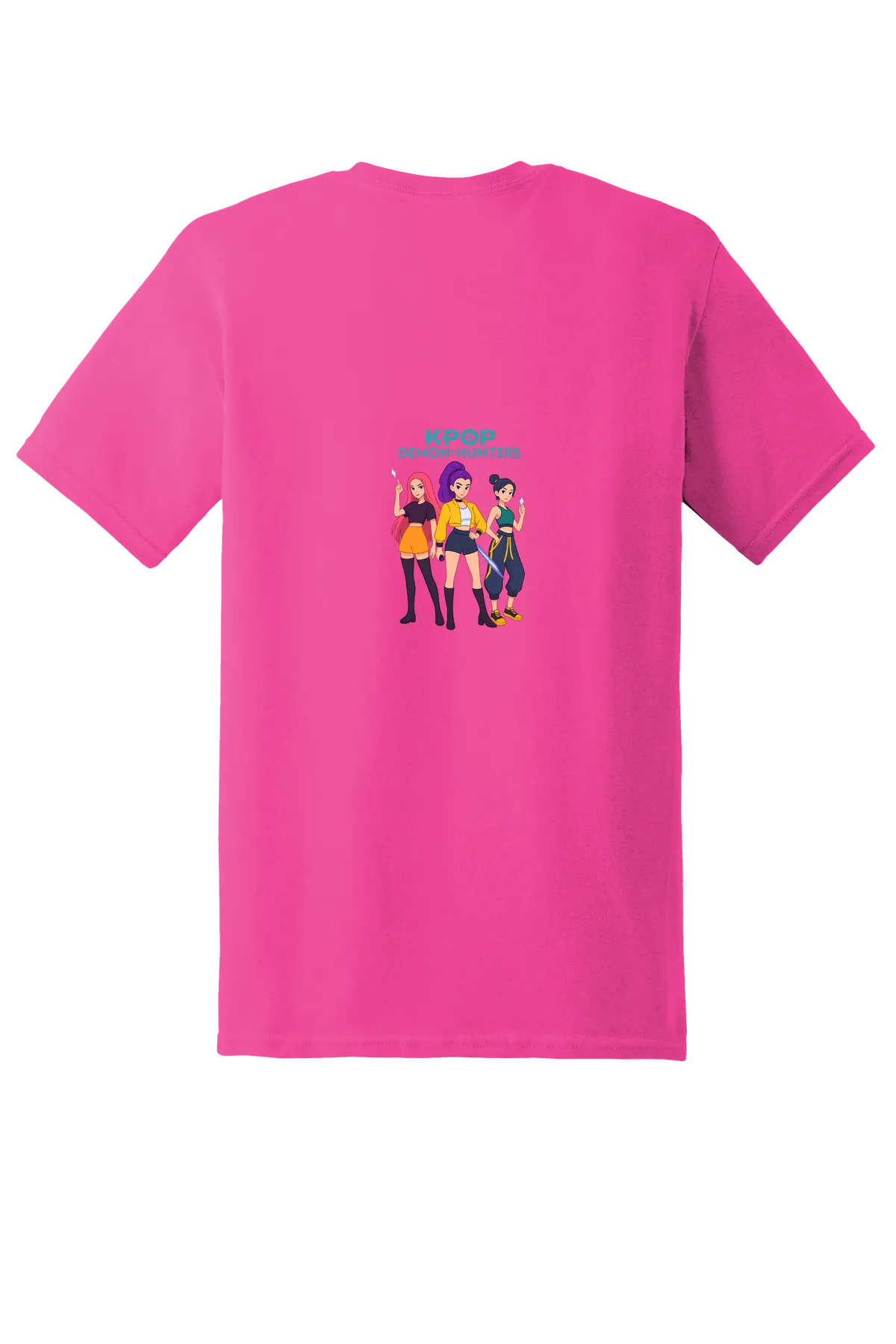 KPop Demon Hunters Tee No. 55, Heliconia, back print