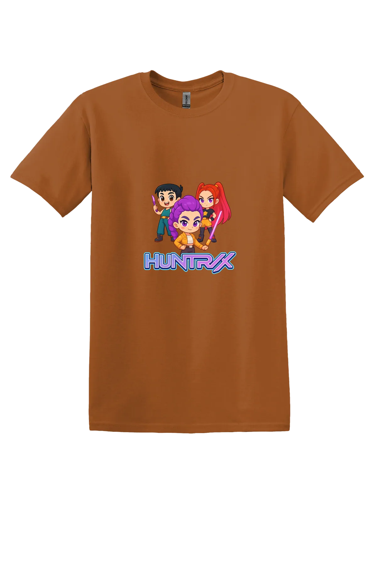 KPop Demon Hunters Tee No. 63, Texas Orange, front print