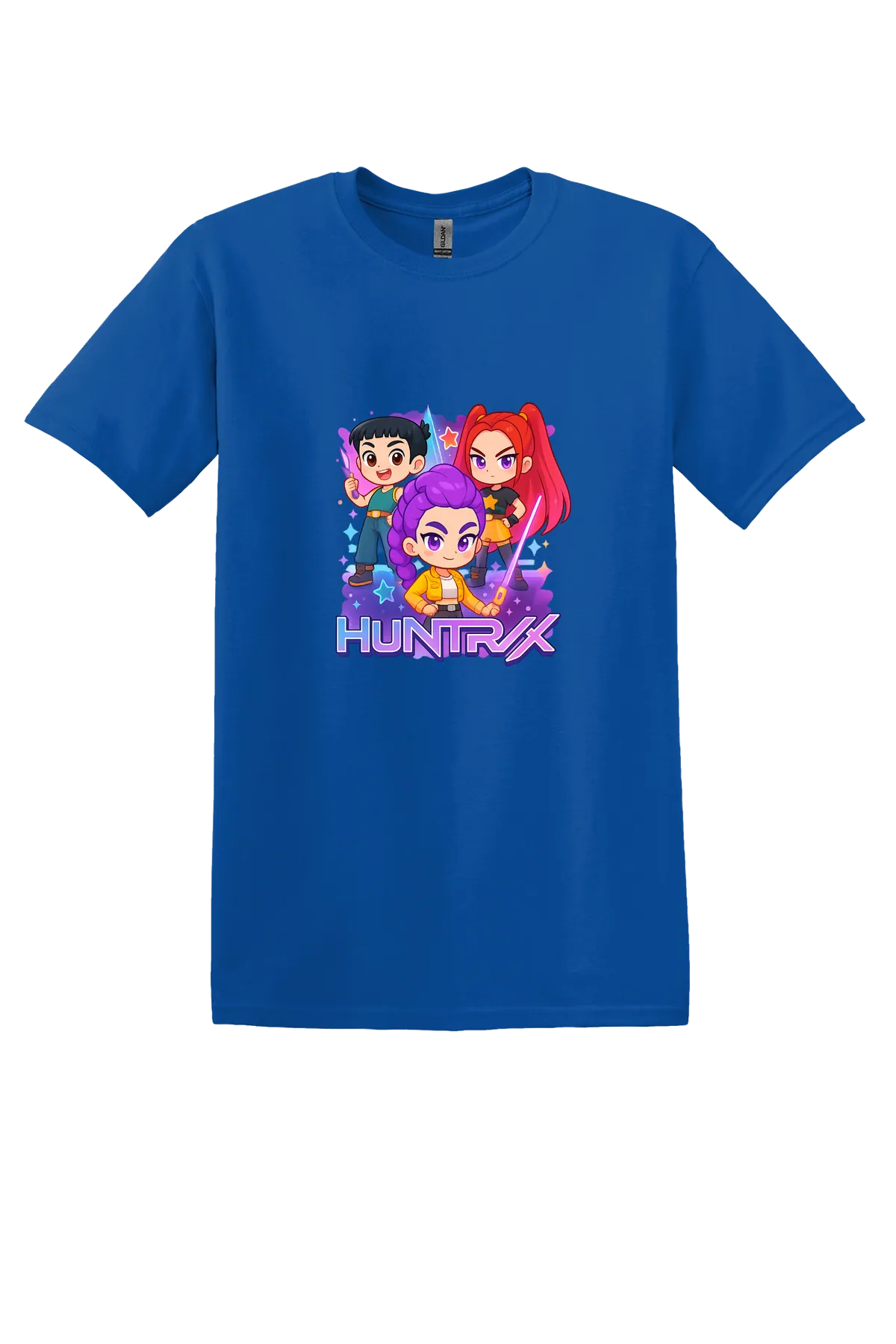 KPop Demon Hunters Tee No. 8, Royal, front print