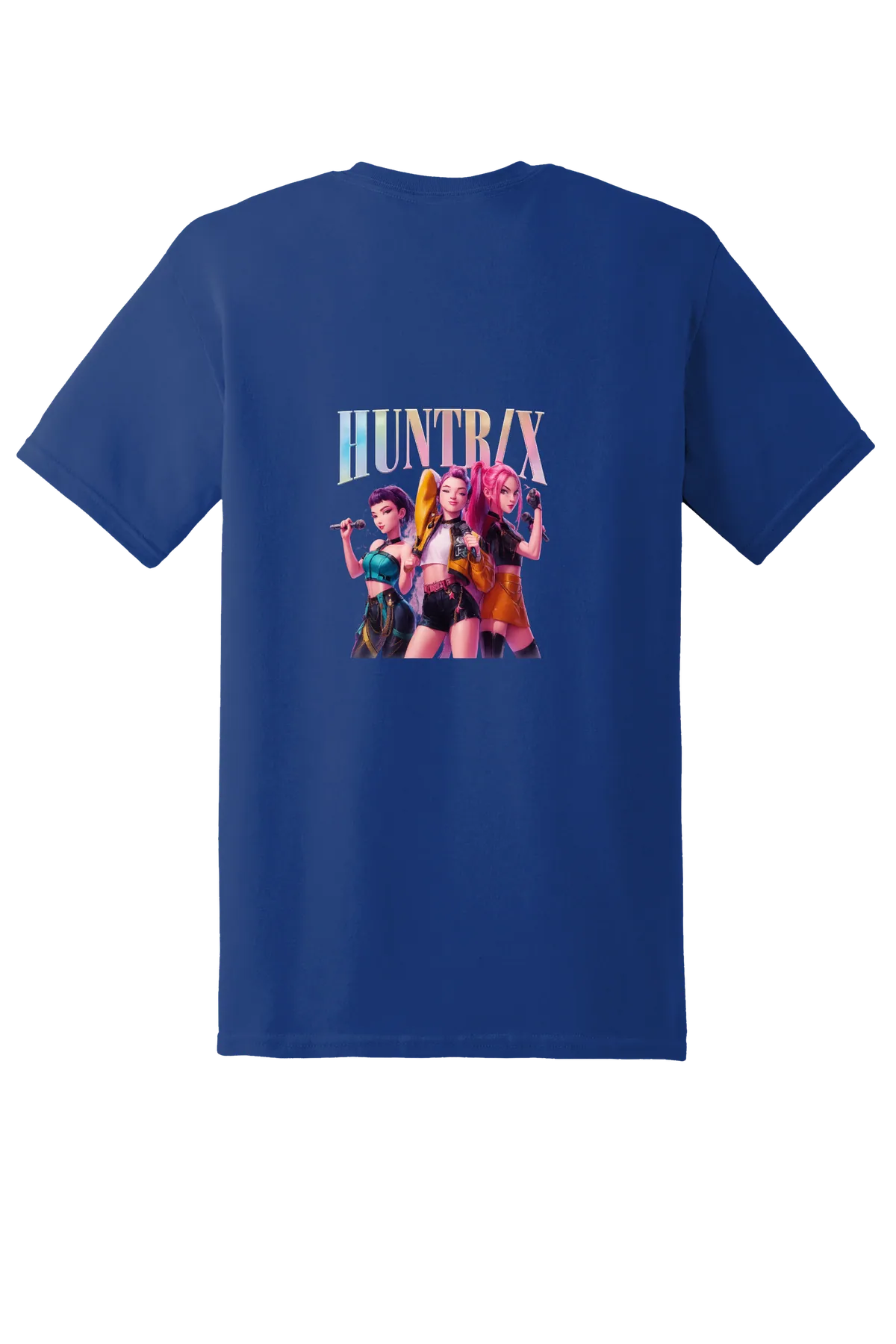 KPop Demon Hunters Tee No. 88, Fan Deep Royal, back print