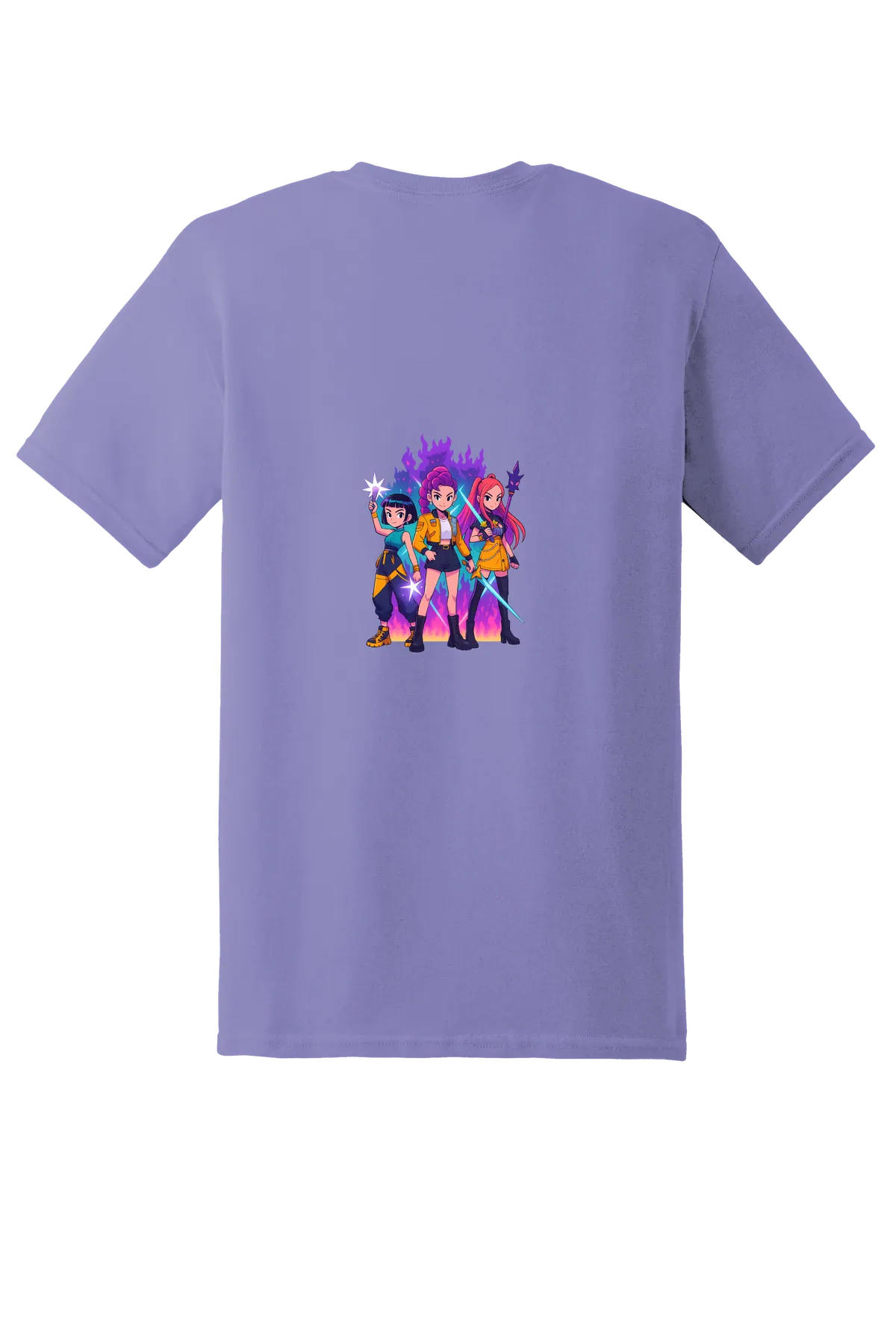 KPop Demon Hunters Tee No. 89, Violet, back print