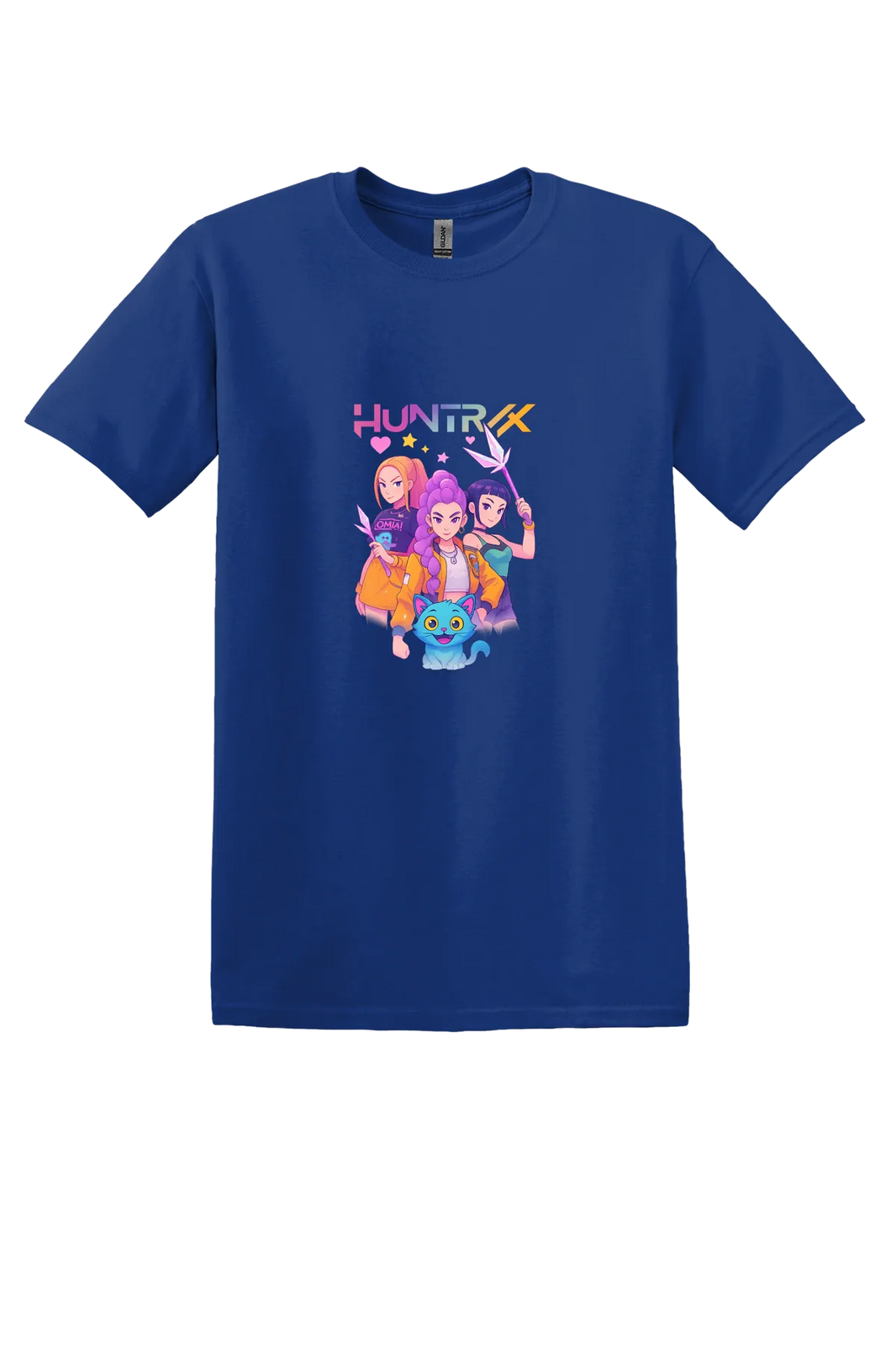 KPop Demon Hunters Tee No. 9, Fan Deep Royal, front print