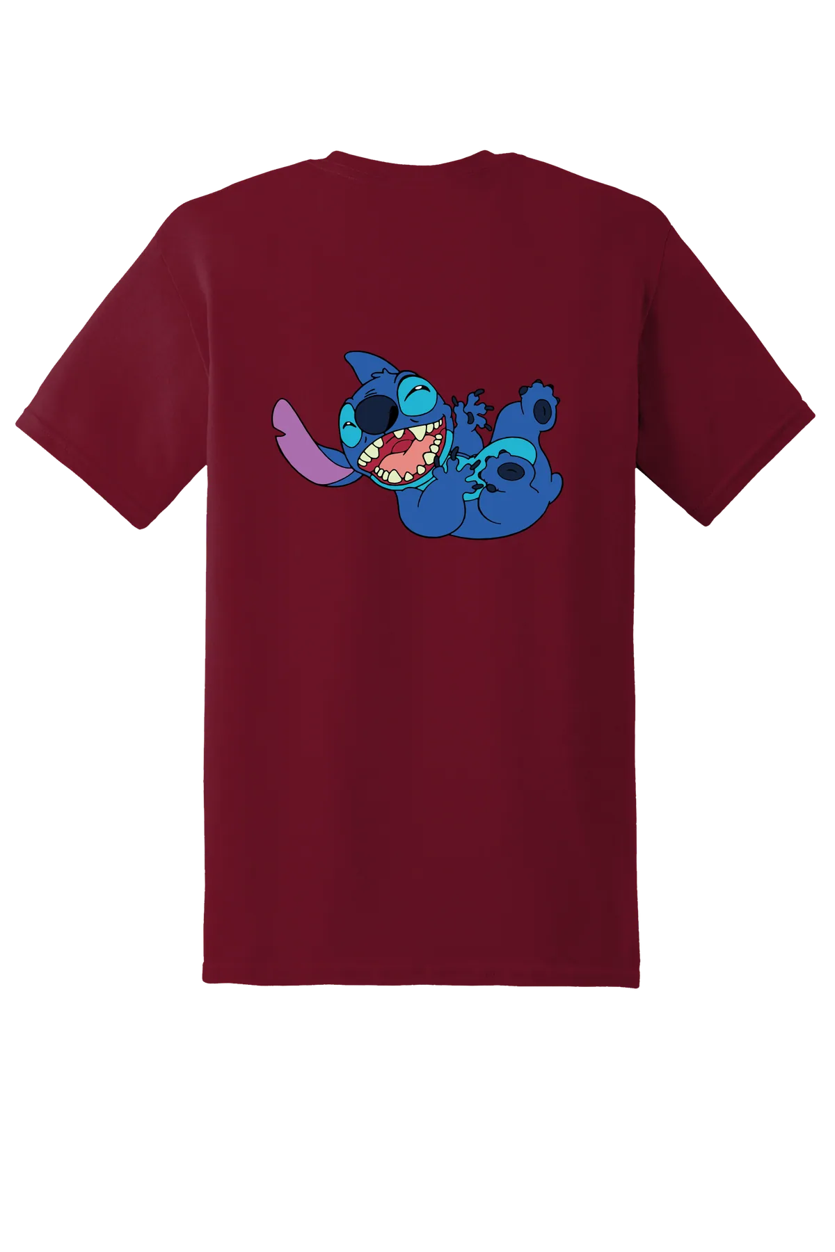 Lilo and Stitch Tee No. 13, Cardinal Red, back print