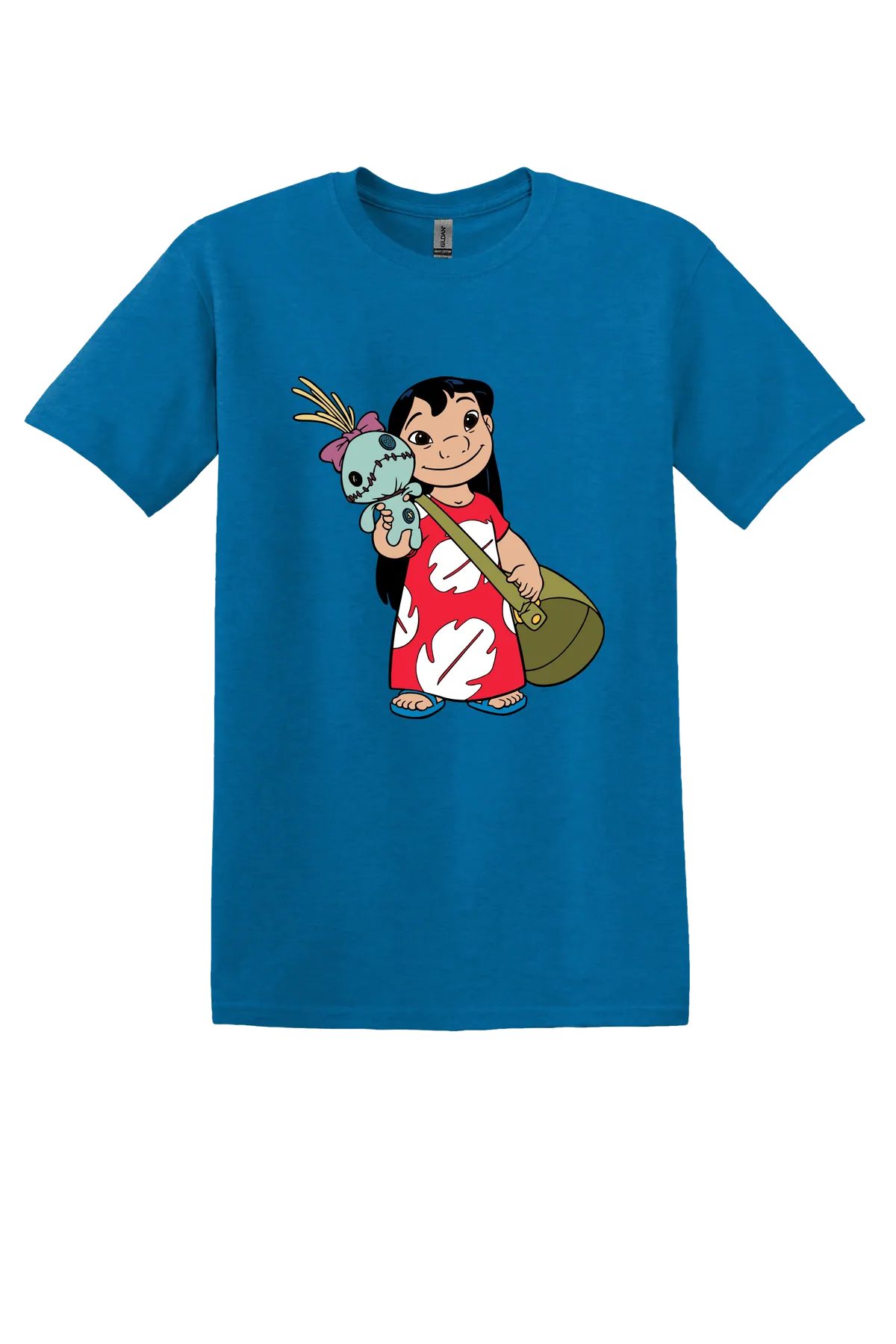 Lilo and Stitch Tee No. 15, Antique Sapphire, front print