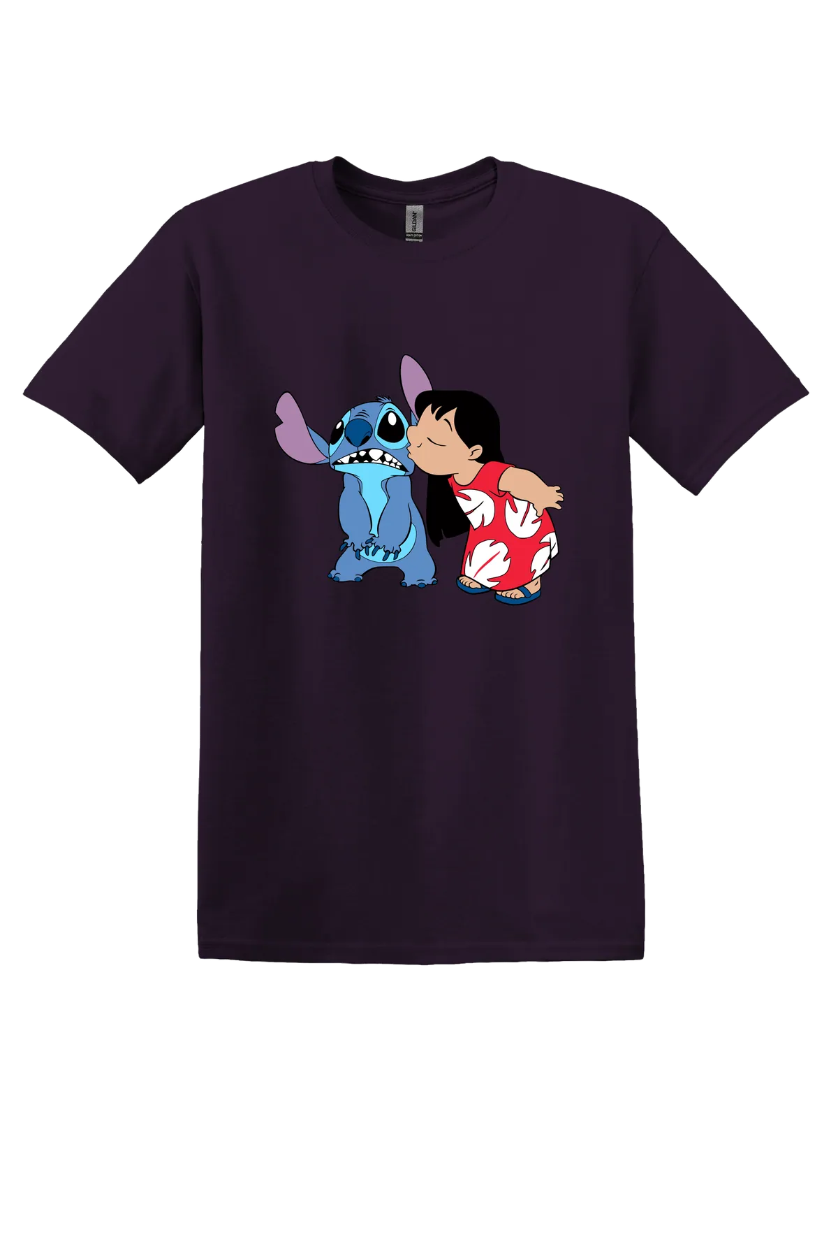 Lilo and Stitch Tee No. 18, Blackberry, front print