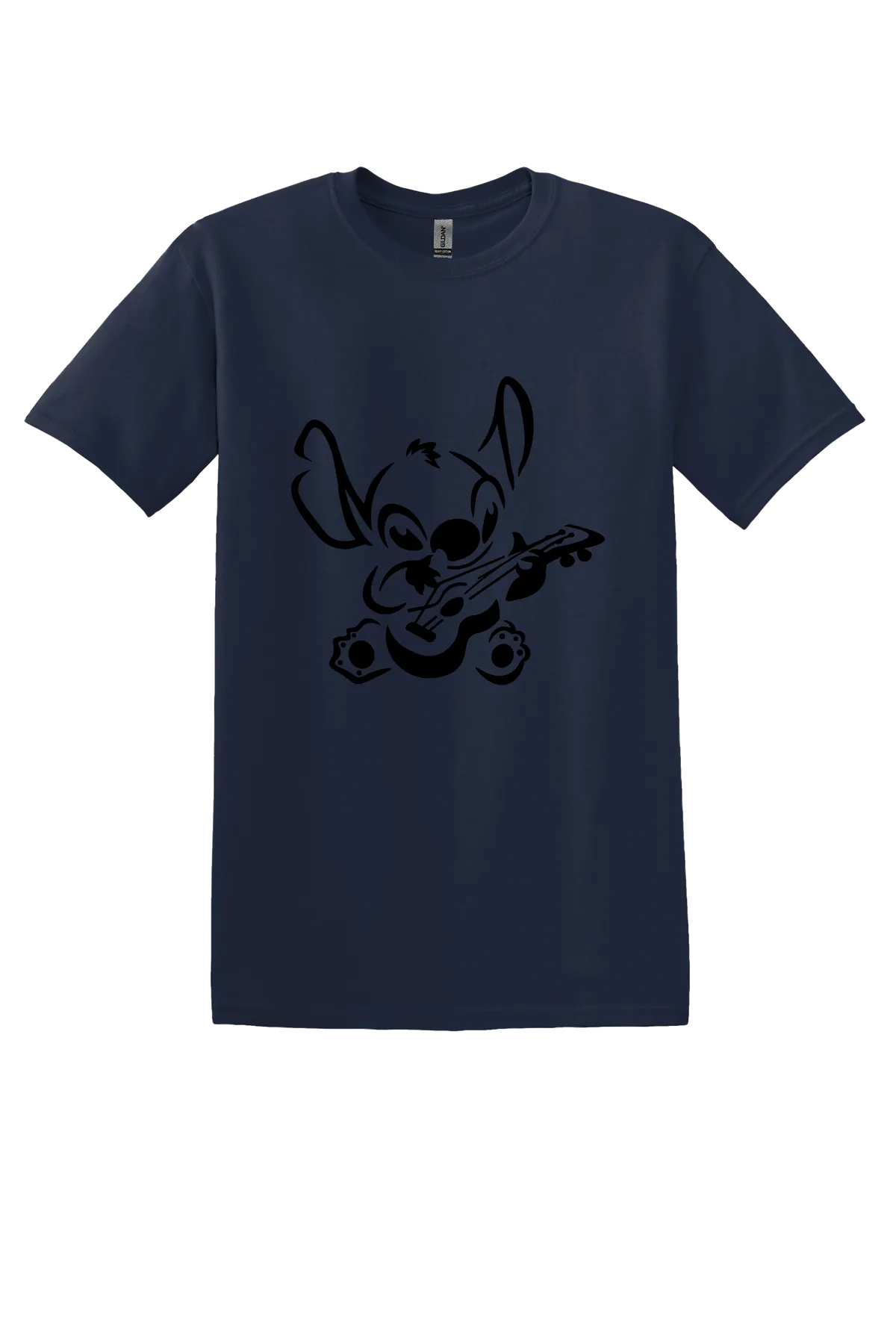 Lilo and Stitch Tee No. 2, Navy, front print