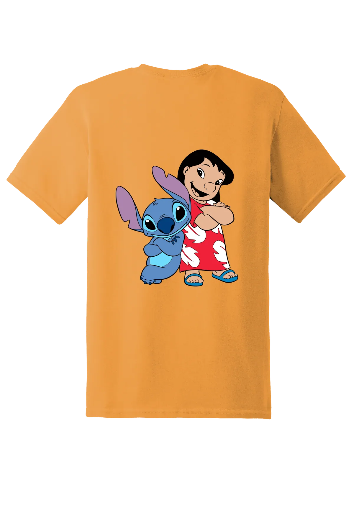 Lilo and Stitch Tee No. 22, Tennessee Orange, back print