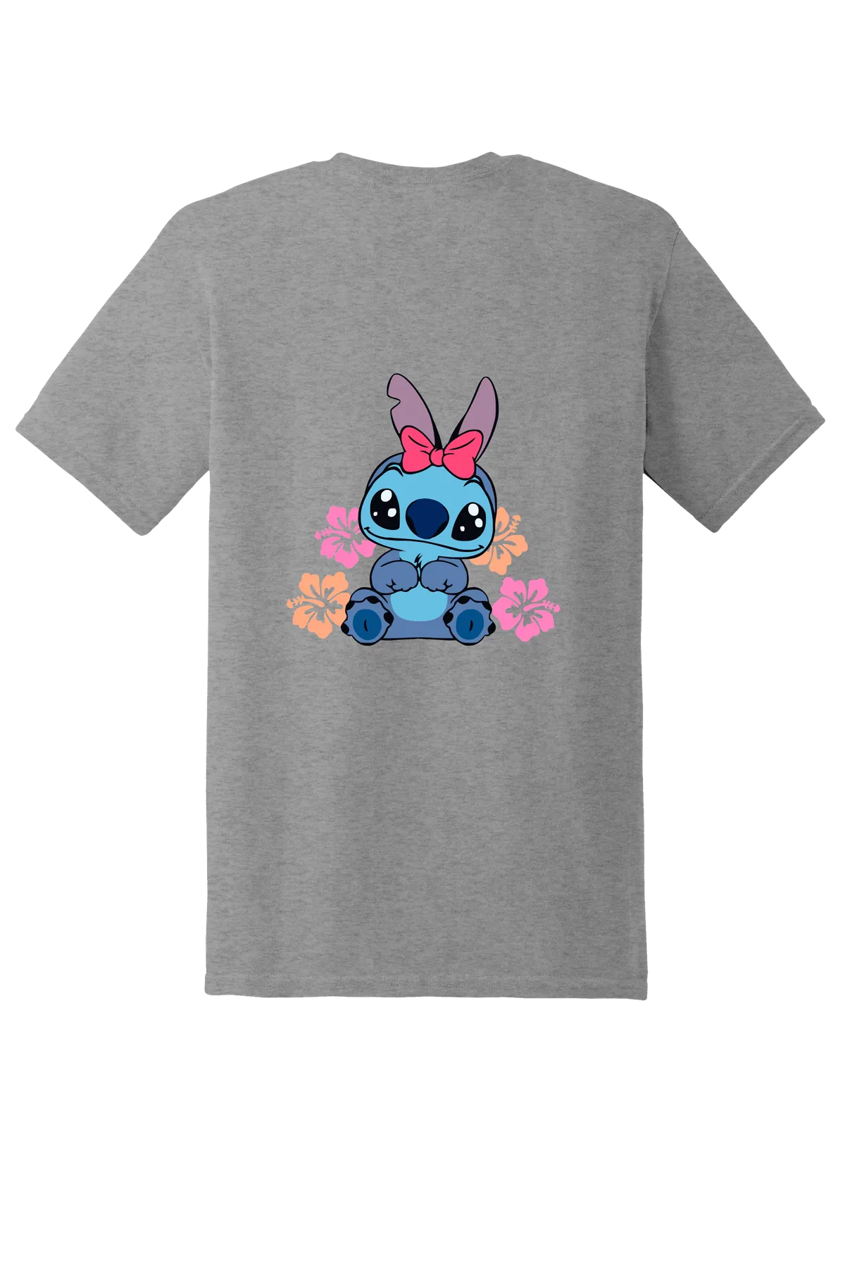 Lilo and Stitch Tee No. 28, Sport Grey, back print