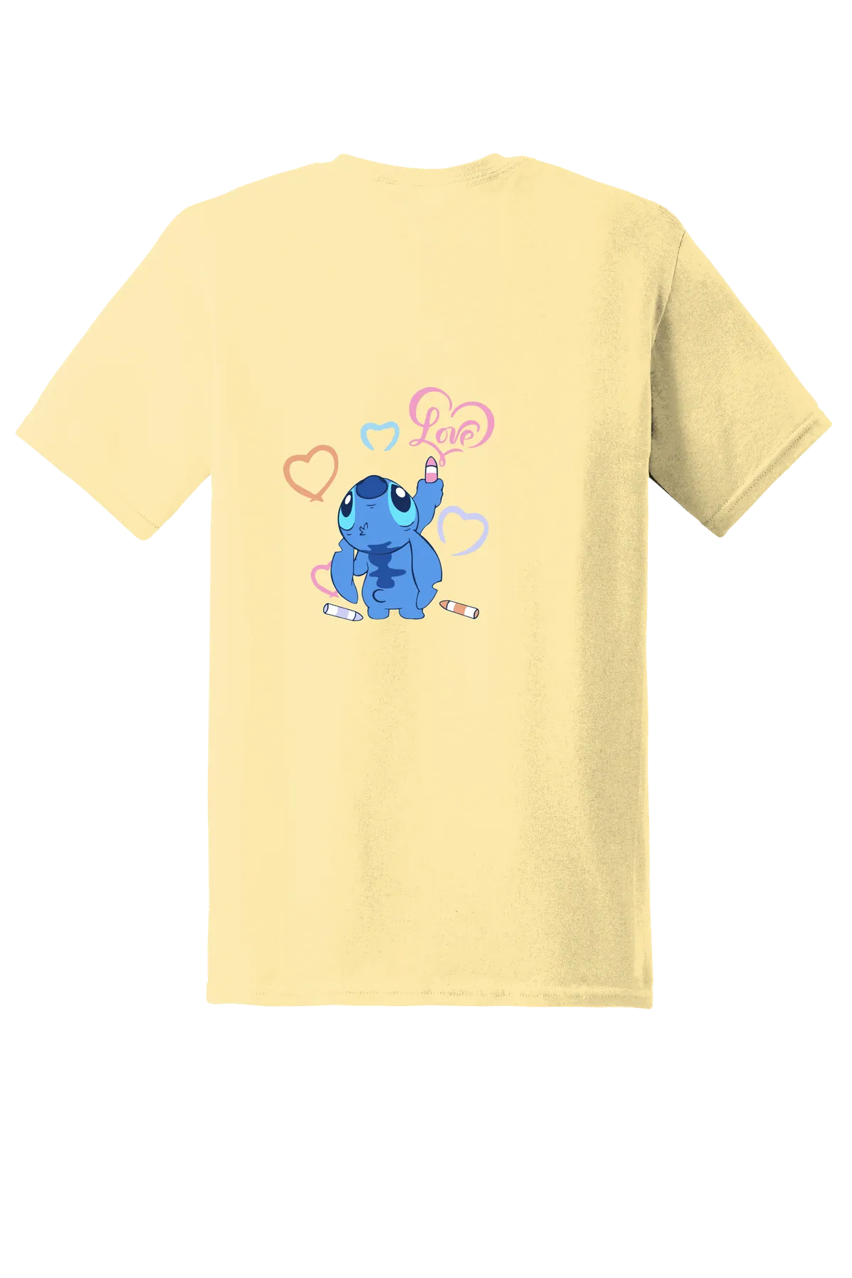 Lilo and Stitch bundle 2-23 Tee, Yellow Haze, back print