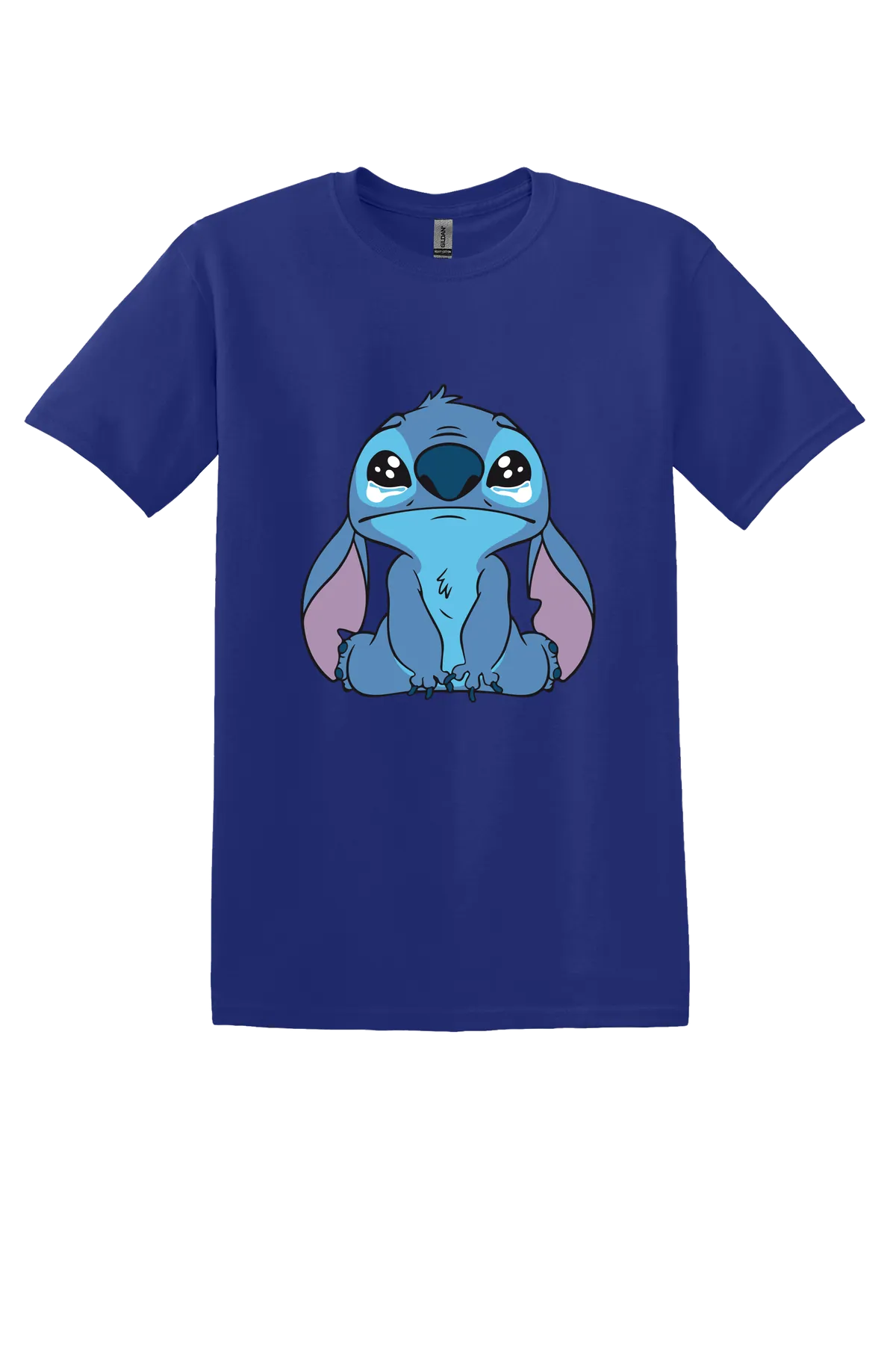 Lilo and Stitch Stitch16 Tee, Cobalt Purple, front print
