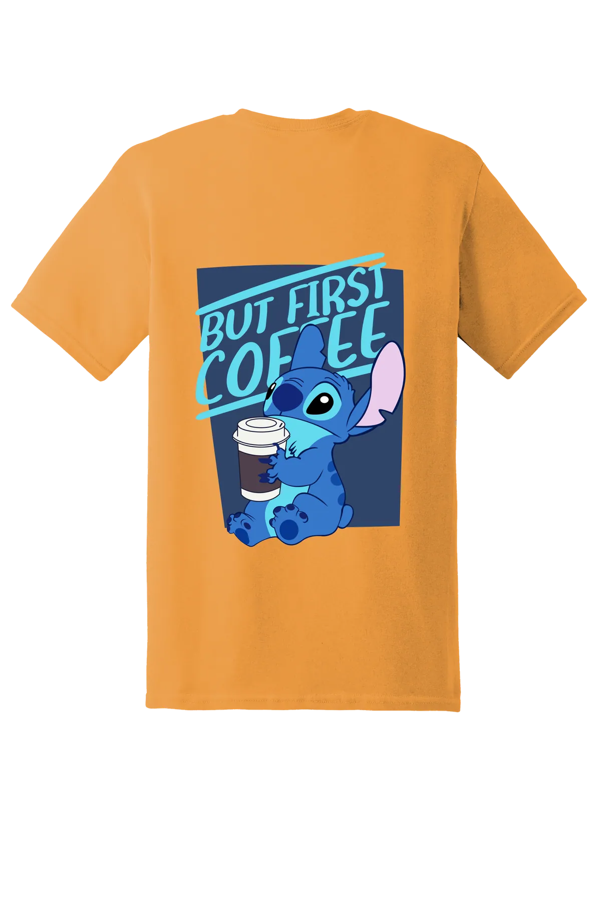 Lilo and Stitch stitch6 Tee, Tennessee Orange, back print