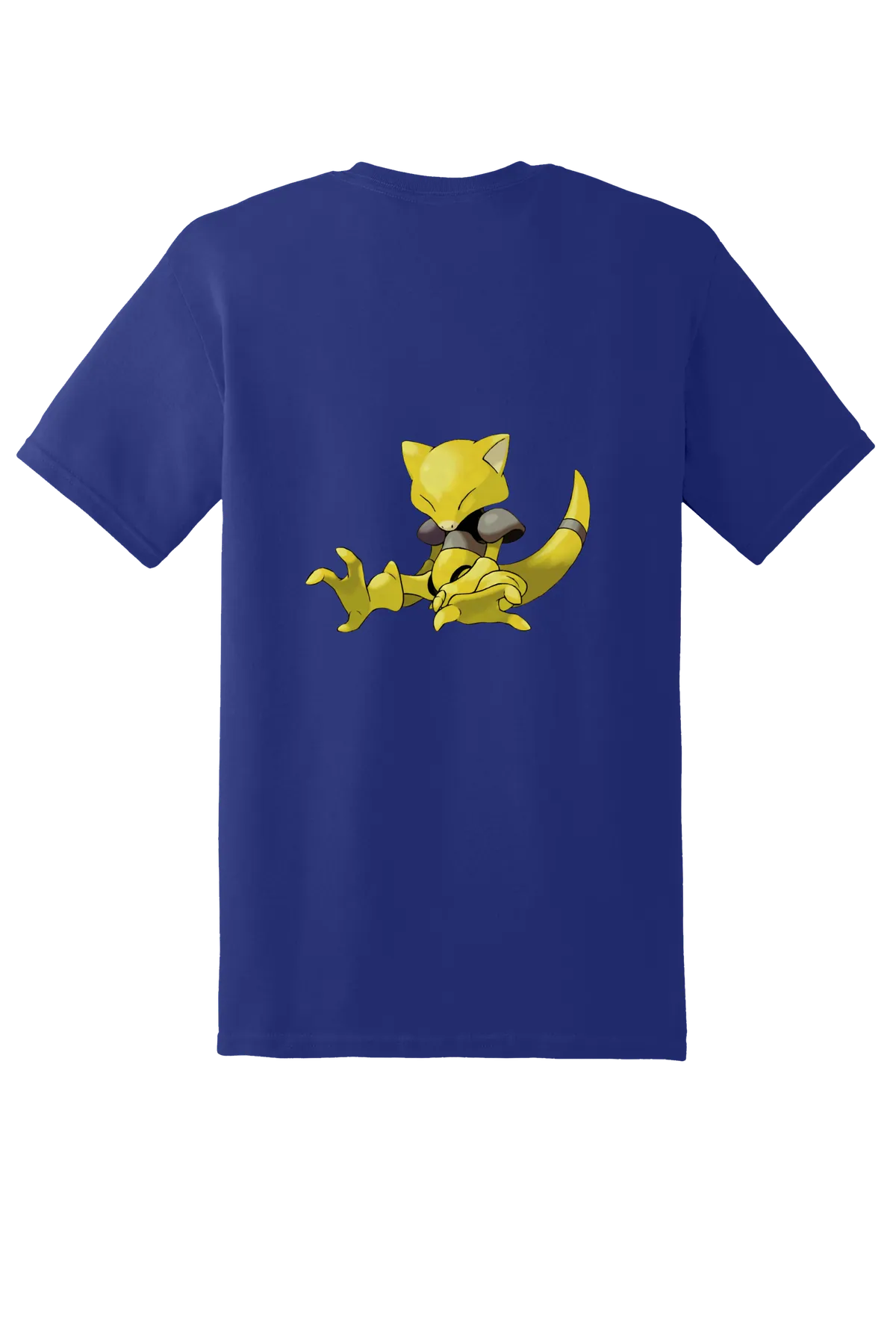 Pokemon Abra Tee, Cobalt Purple, back print