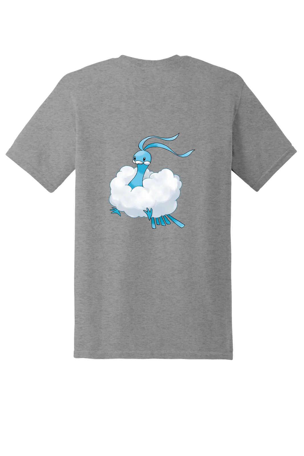 Pokemon Altaria Tee, Sport Grey, back print