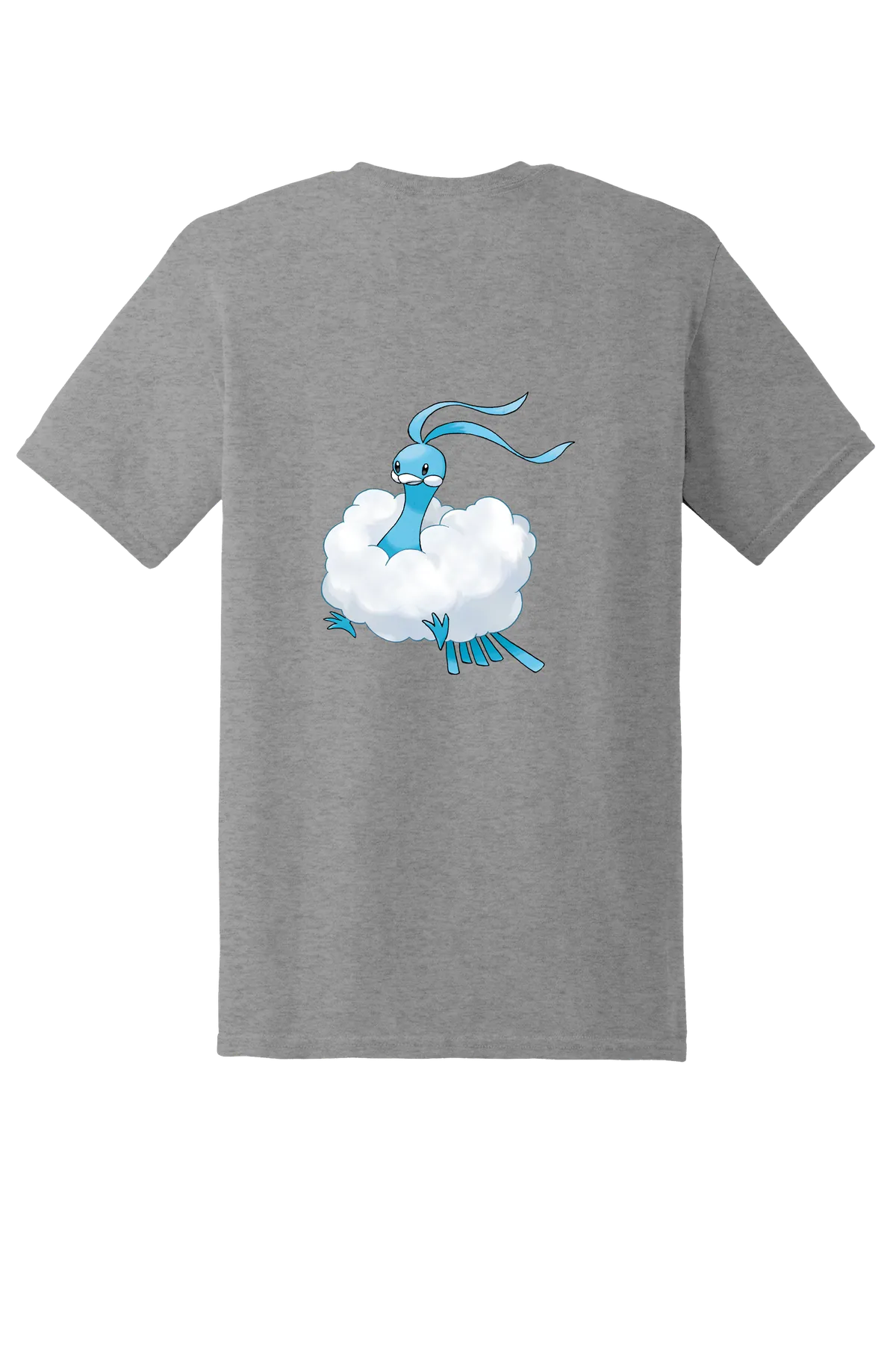 Pokemon Altaria Tee, Sport Grey, back print