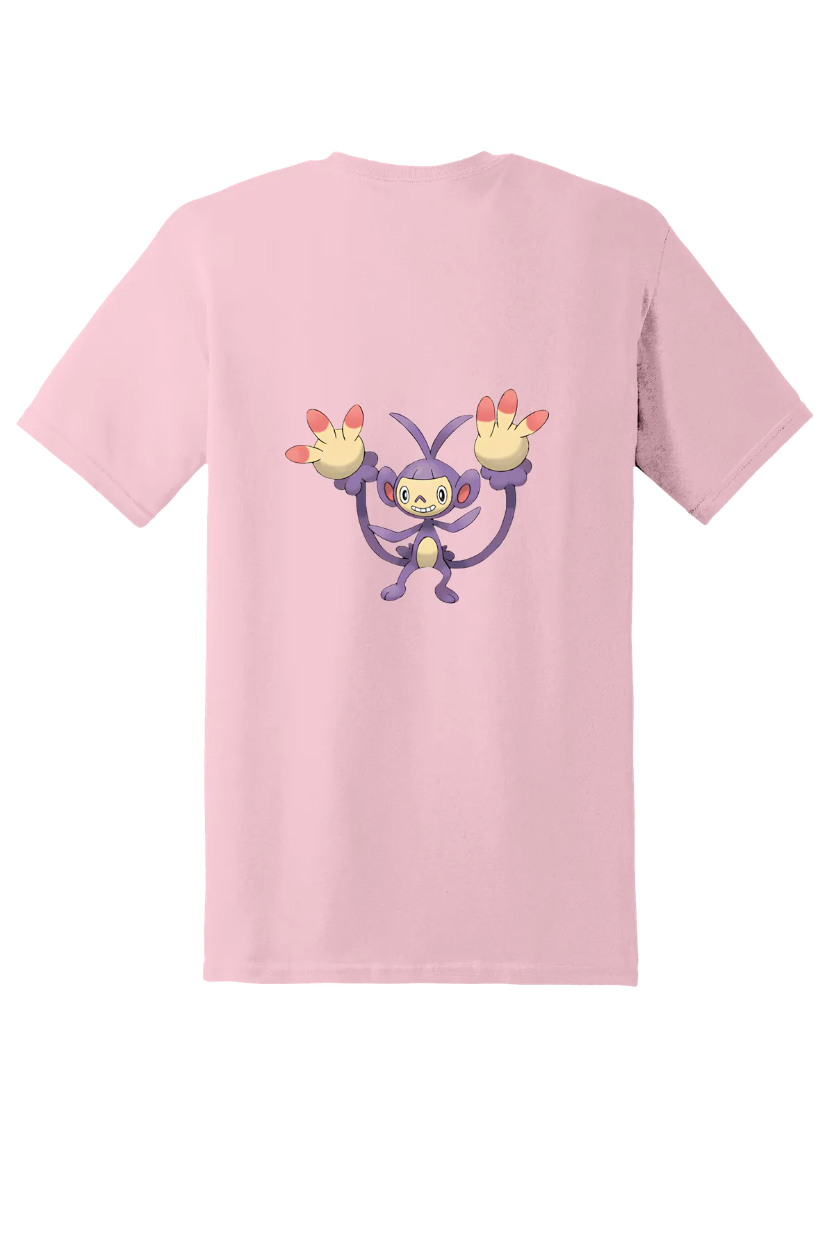 Pokemon Ambipom Tee, Pink, back print