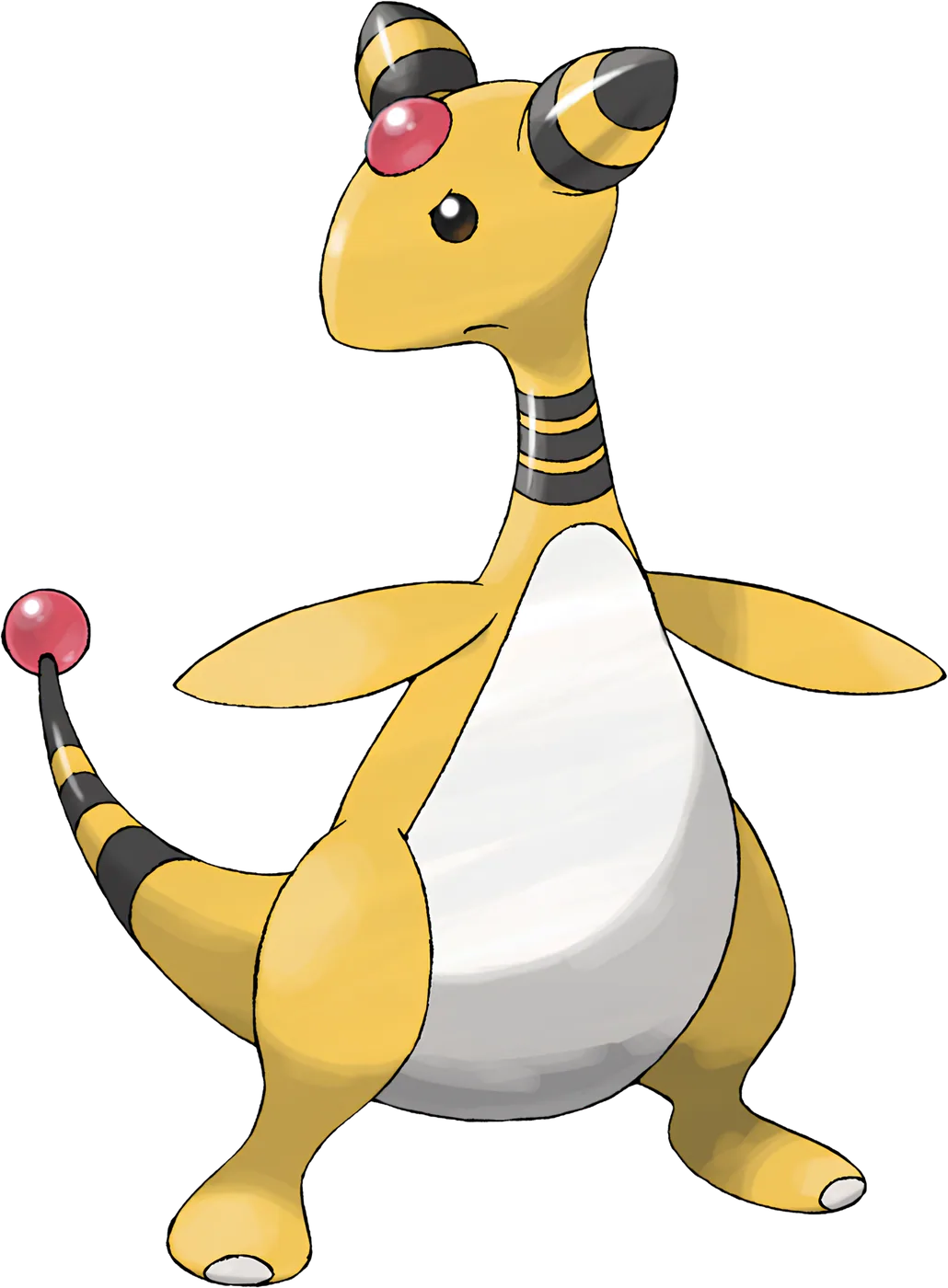 Pokemon Ampharos Tee, artwork, front print