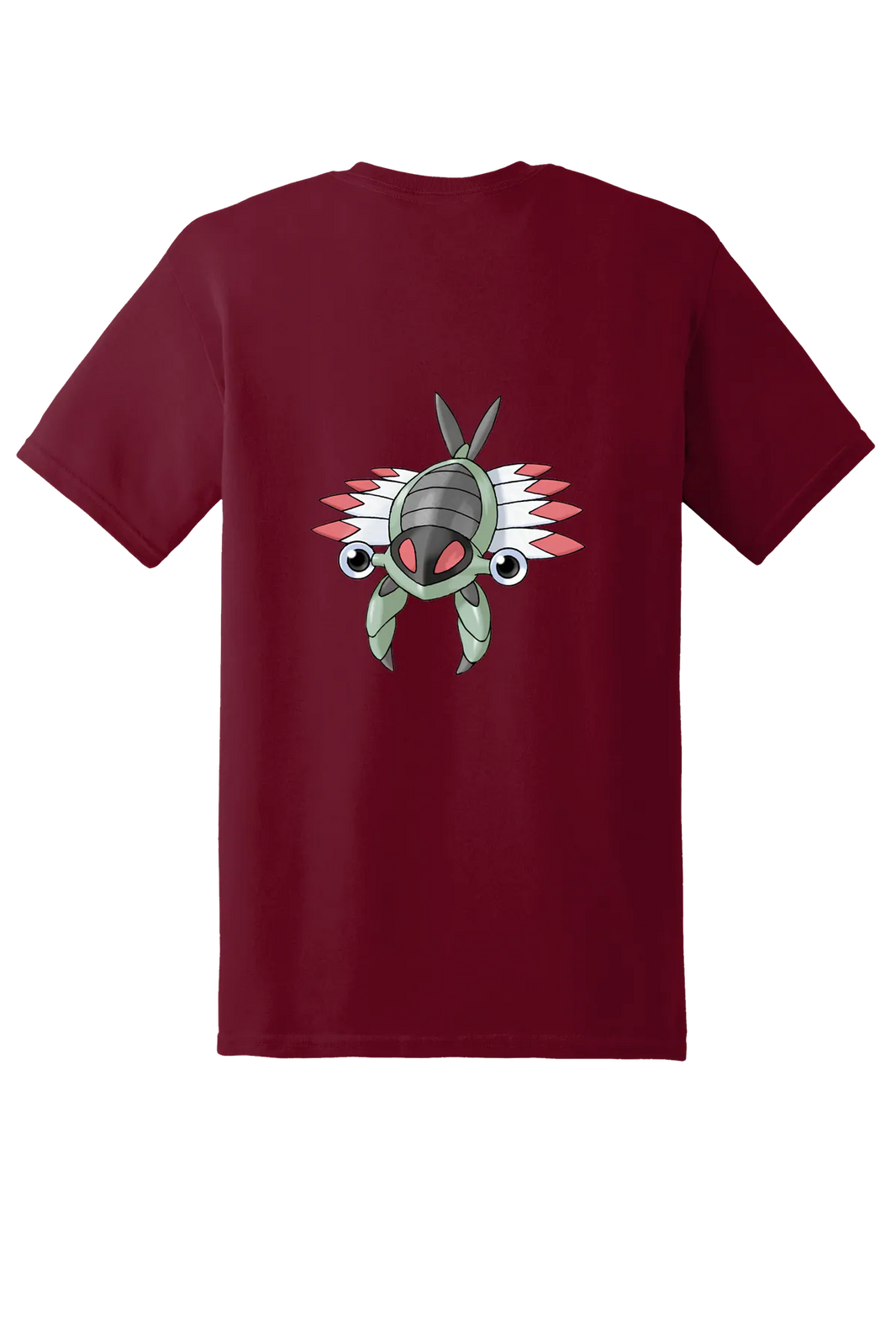 Pokemon Anorith Tee, Garnet, back print