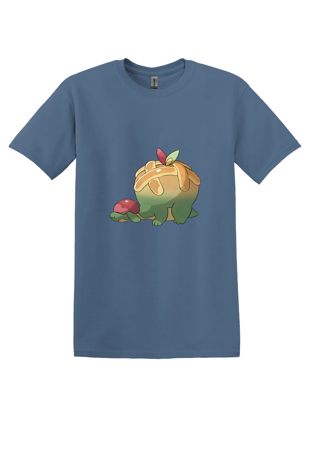 Pokemon Appletun Tee, Indigo Blue, front print