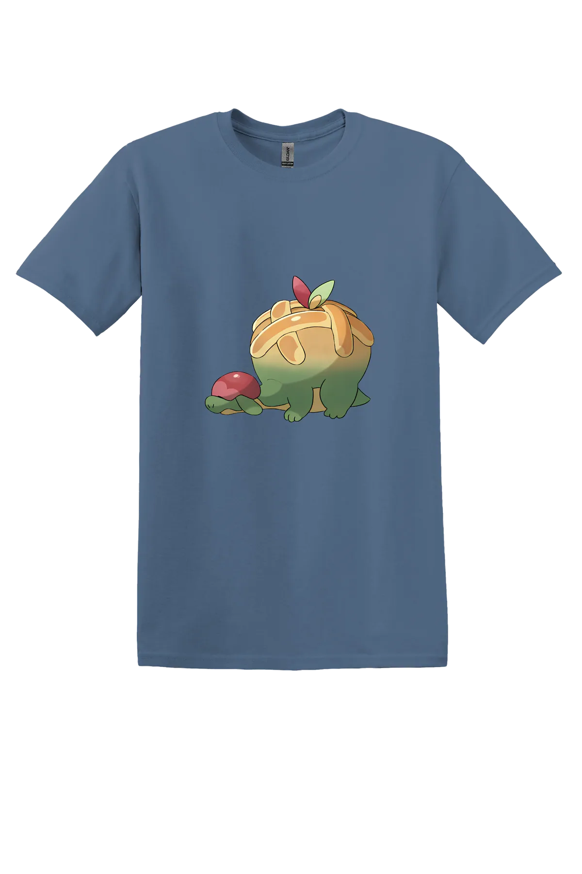Pokemon Appletun Tee, Indigo Blue, front print