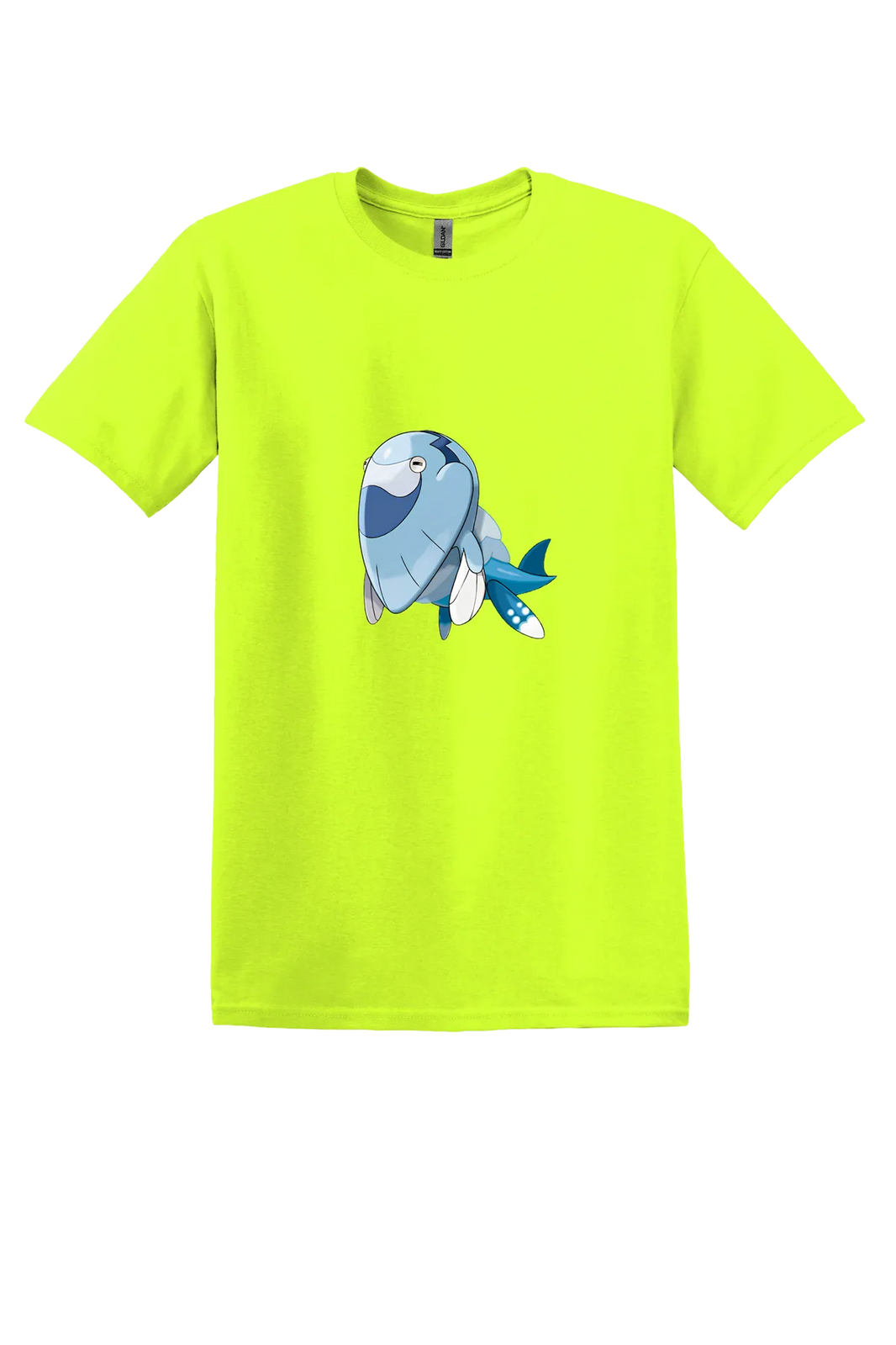 Pokemon Arctovish Tee, Safety Green, front print