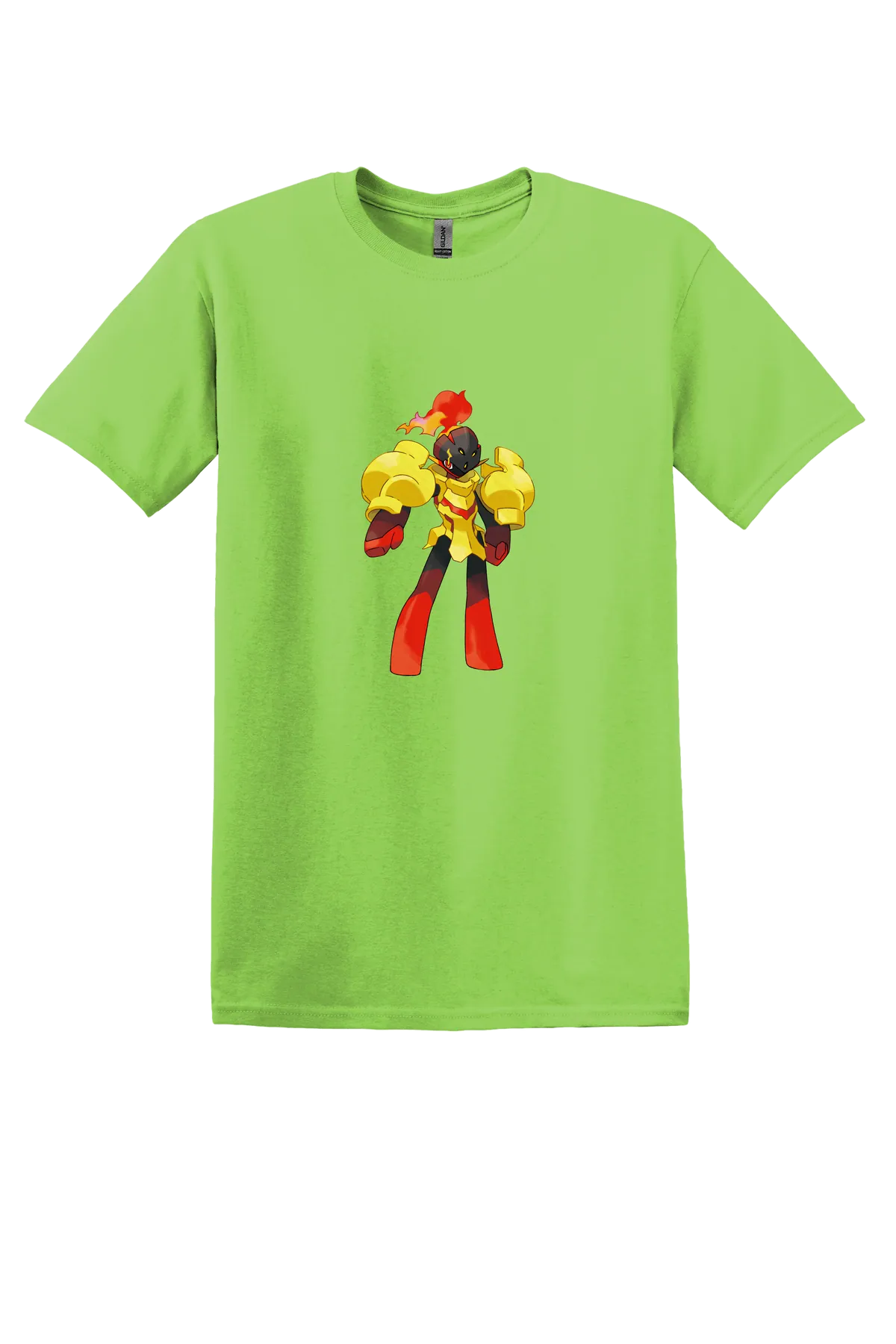 Pokemon Armarouge Tee, Lime, front print