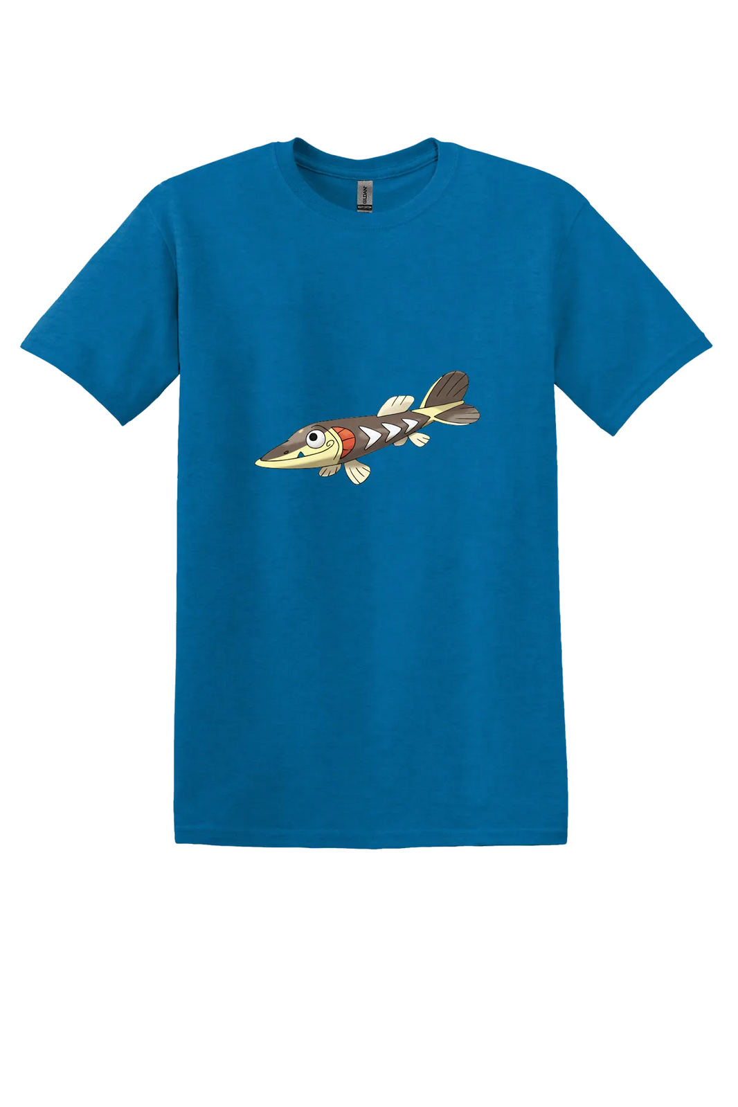 Pokemon Arrokuda Tee, Antique Sapphire, front print