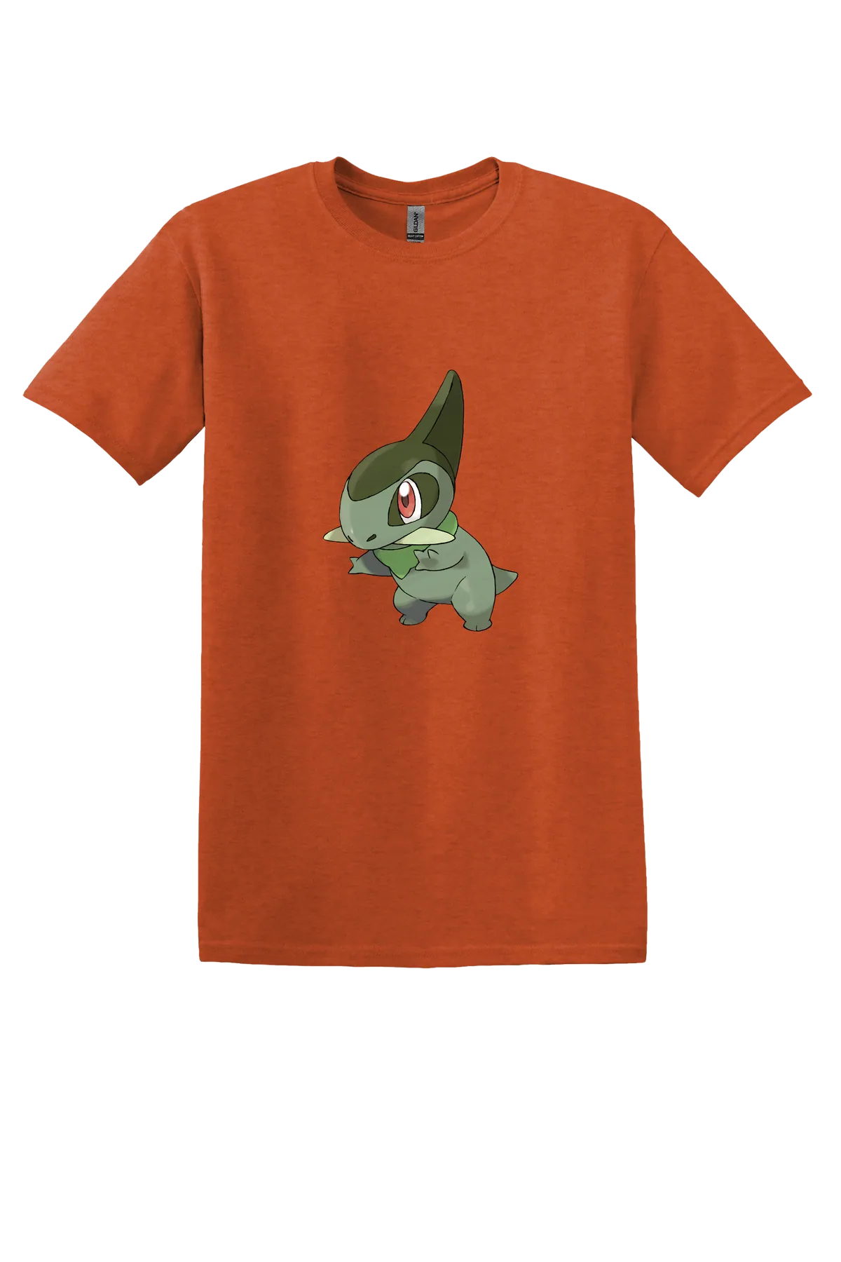 Pokemon Axew Tee, Antique Orange, front print