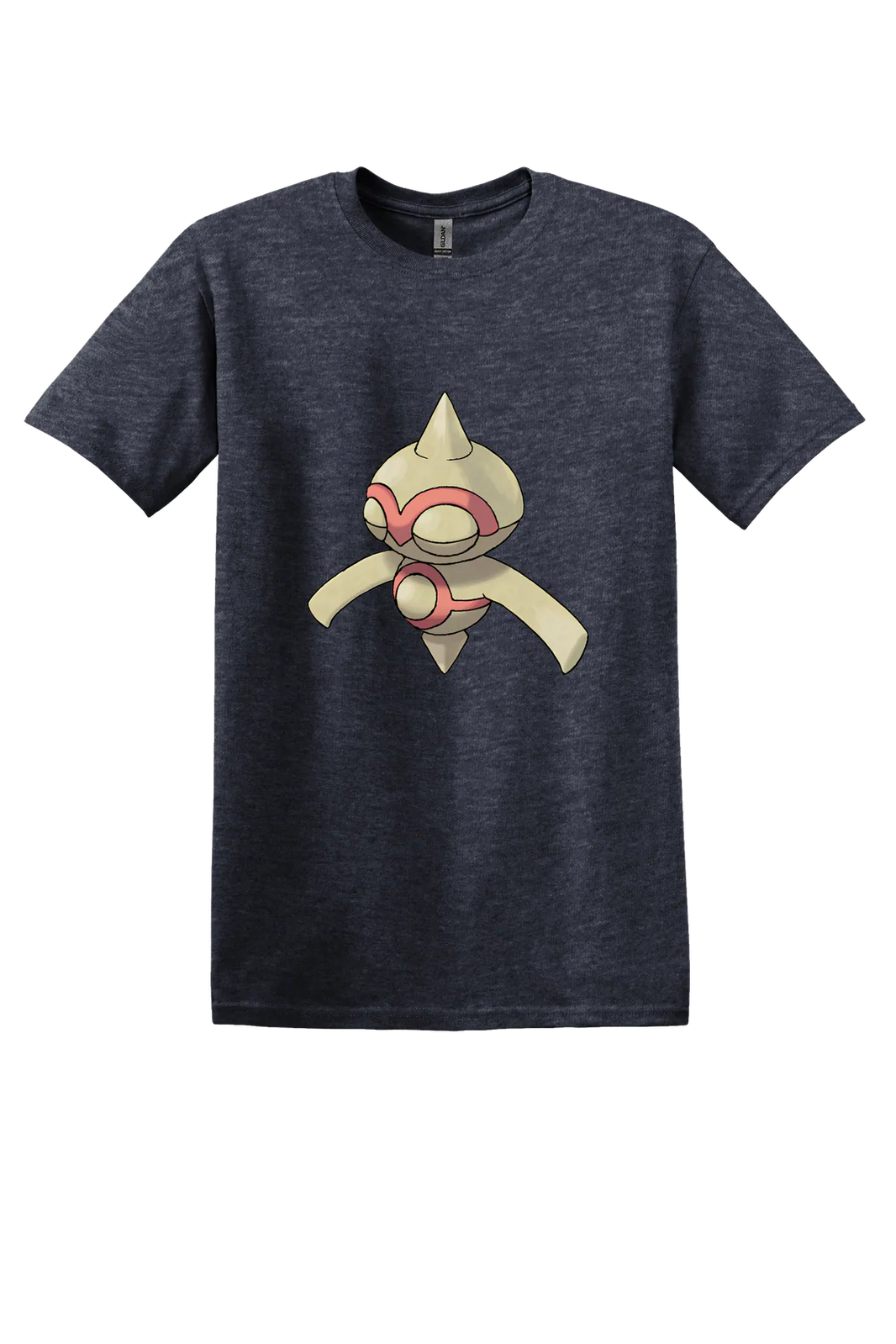 Pokemon Baltoy Tee, Heather Navy, front print