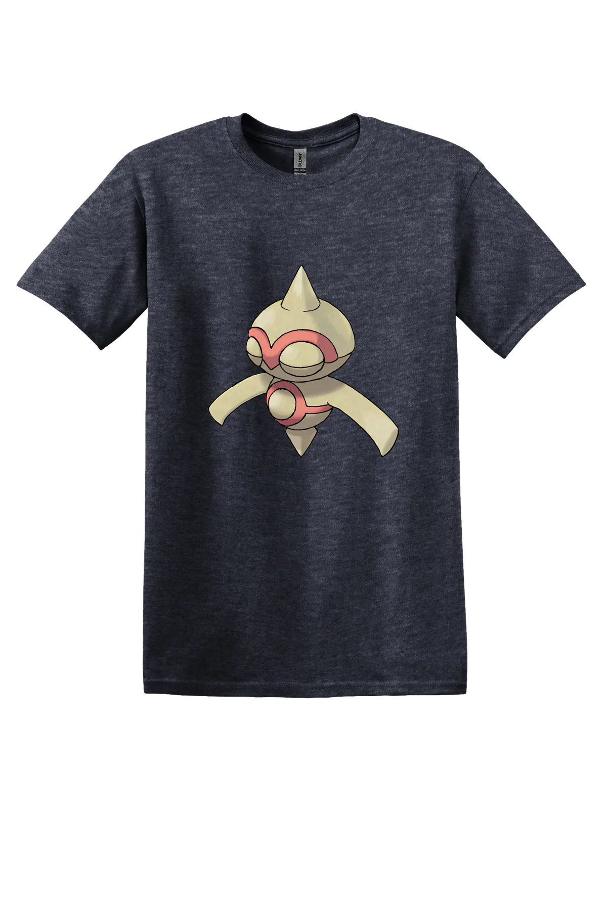 Pokemon Baltoy Tee, Heather Navy, front print