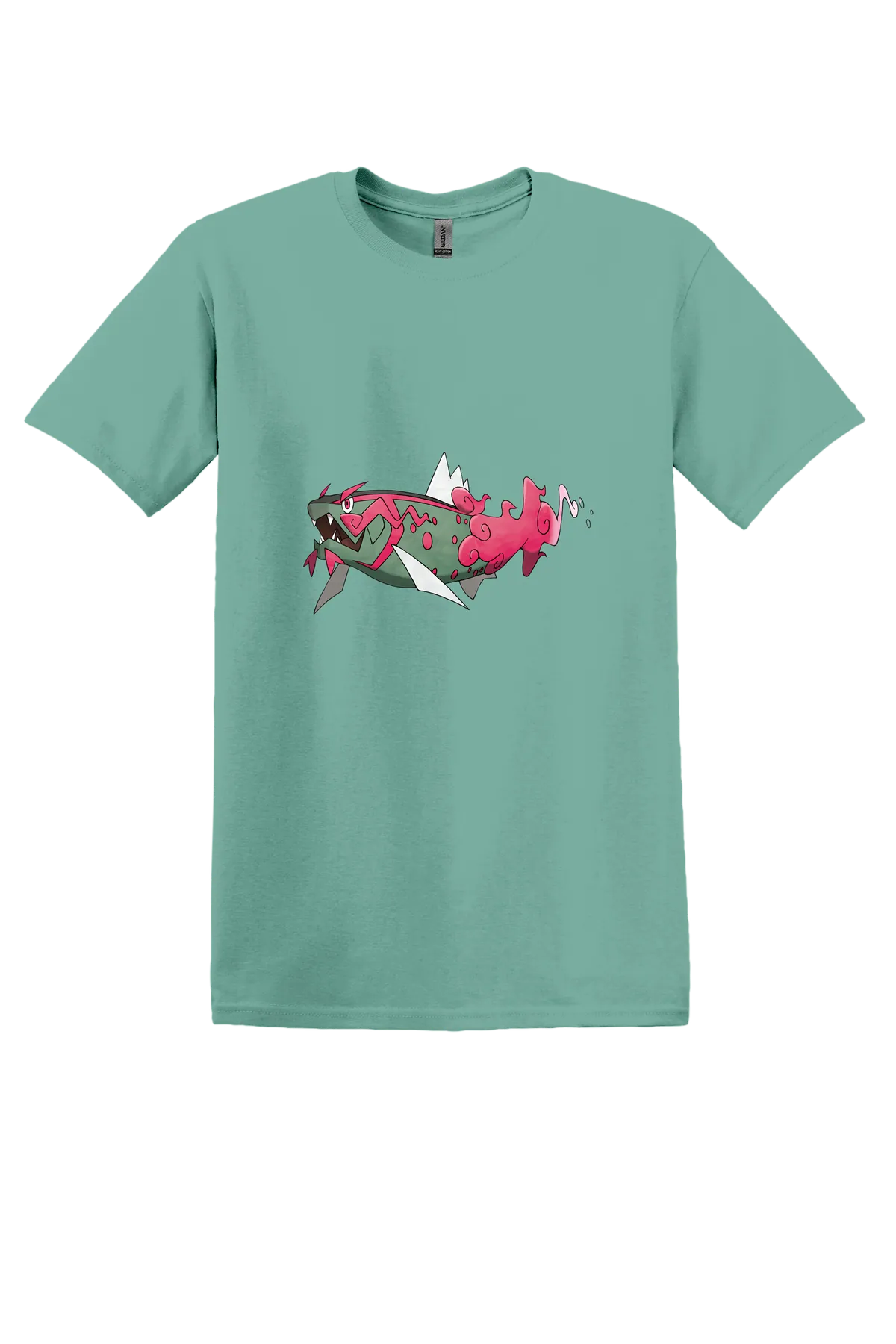 Pokemon Basculegion Tee, Aquatic, front print
