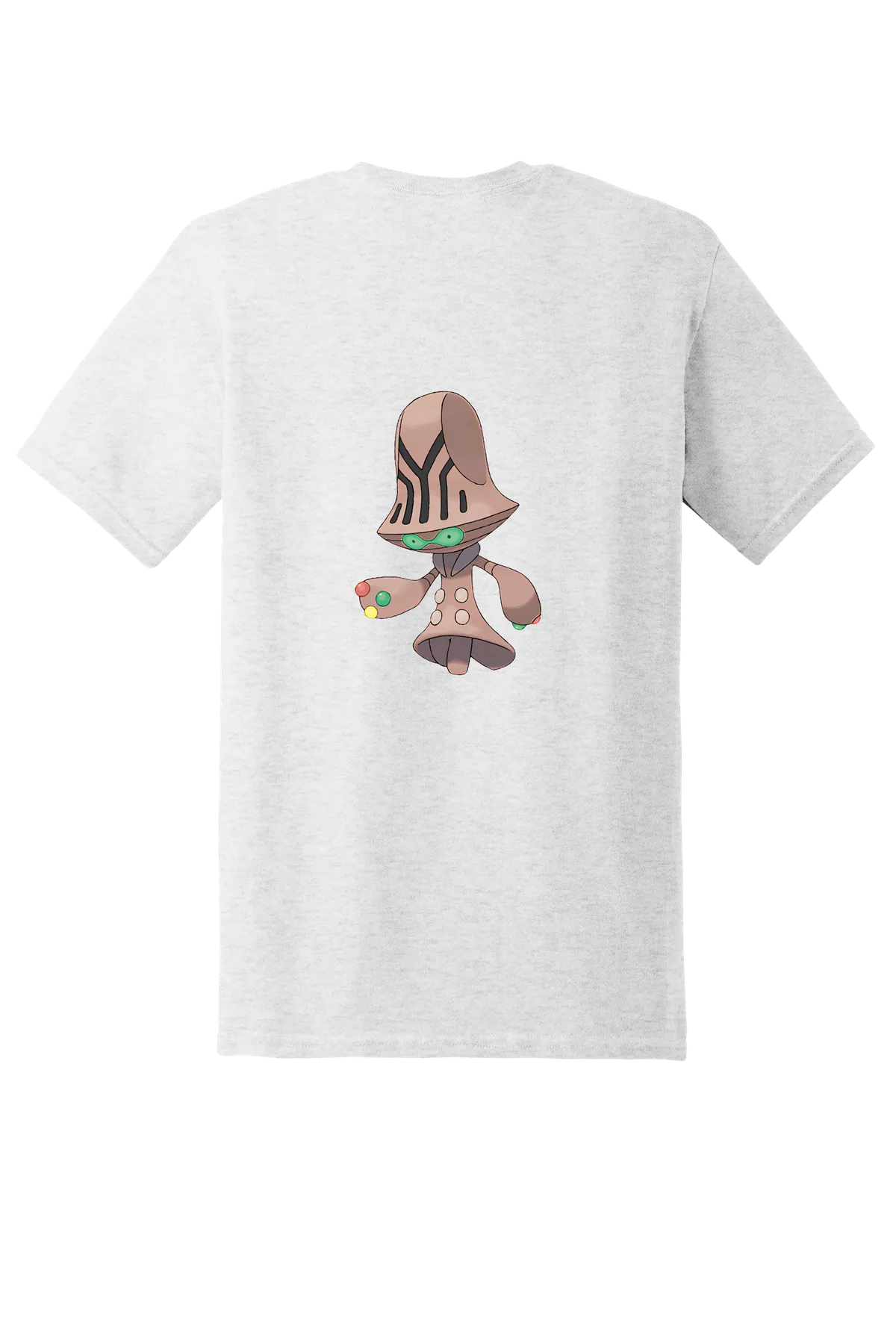 Pokemon Beheeyem Tee, Ash Grey, back print