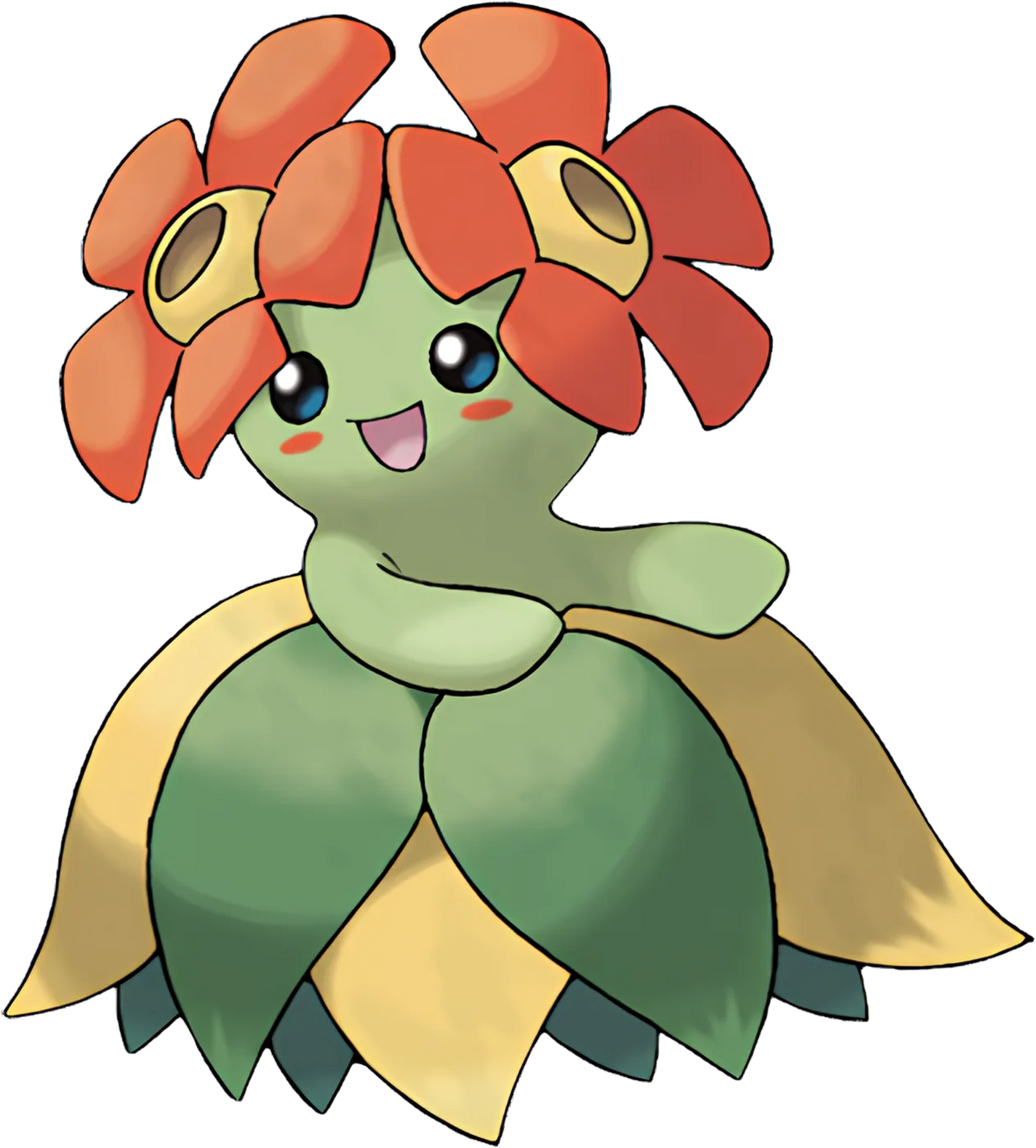 Pokemon Bellossom Tee, artwork, front print