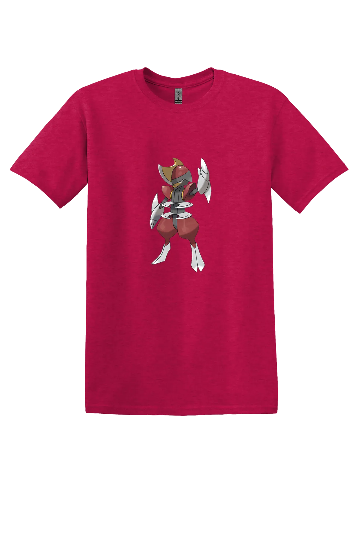 Pokemon Bisharp Tee, Heather Red, front print