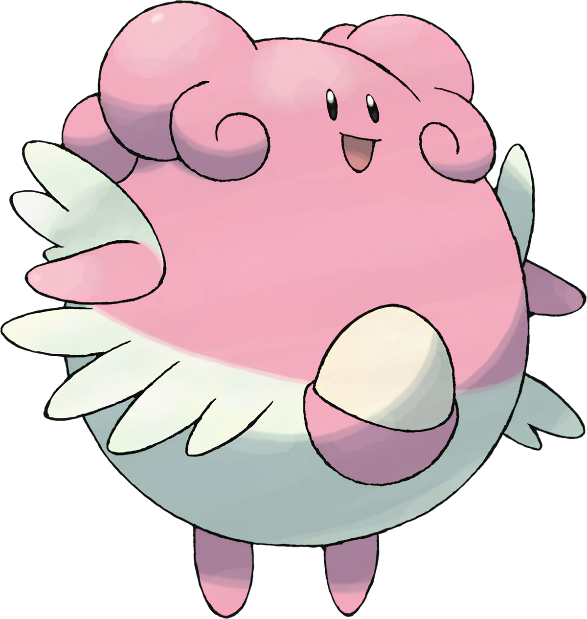 Pokemon Blissey Tee, artwork, front print