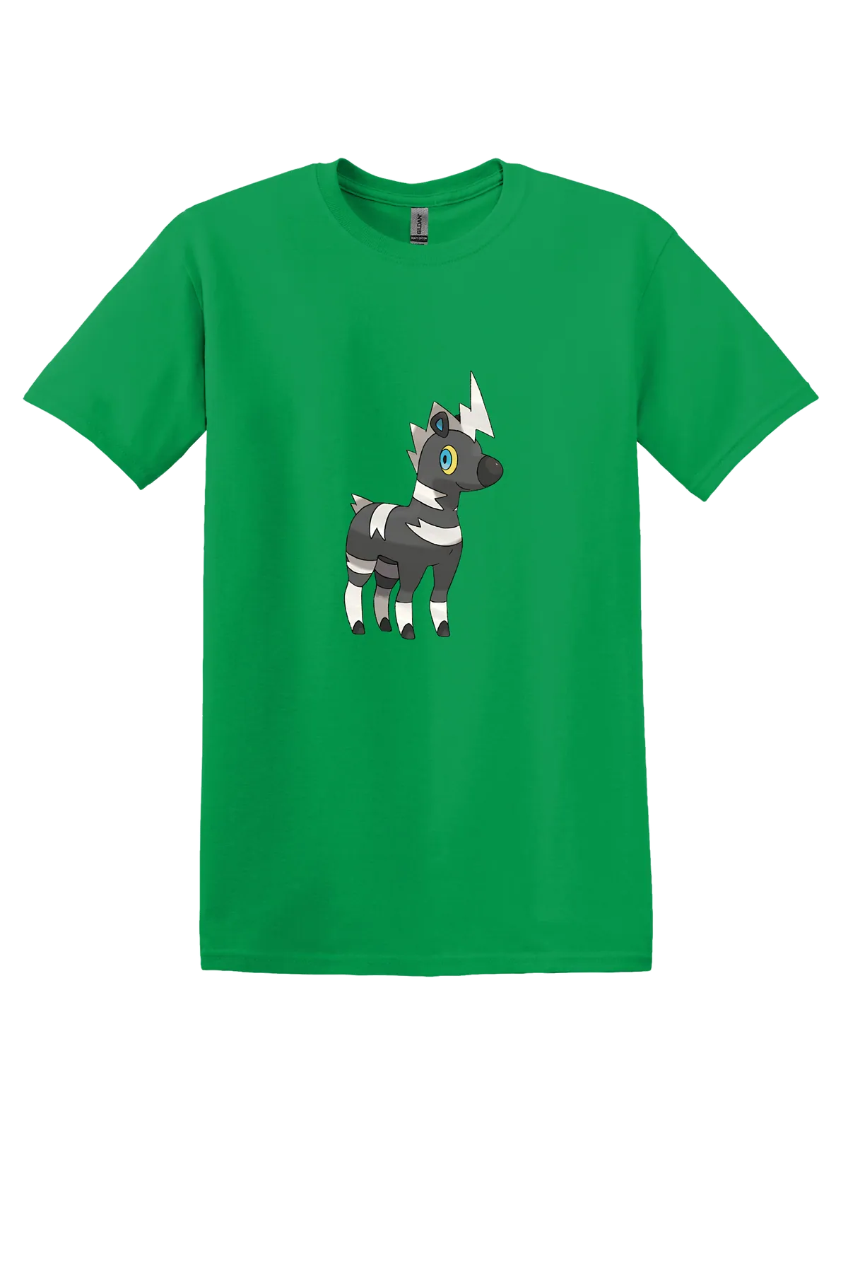 Pokemon Blitzle Tee, Irish Green, front print