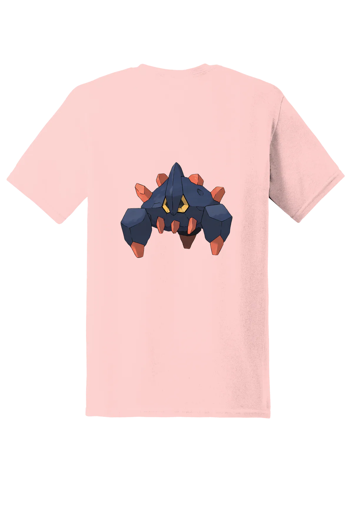 Pokemon Boldore Tee, Light Pink, back print