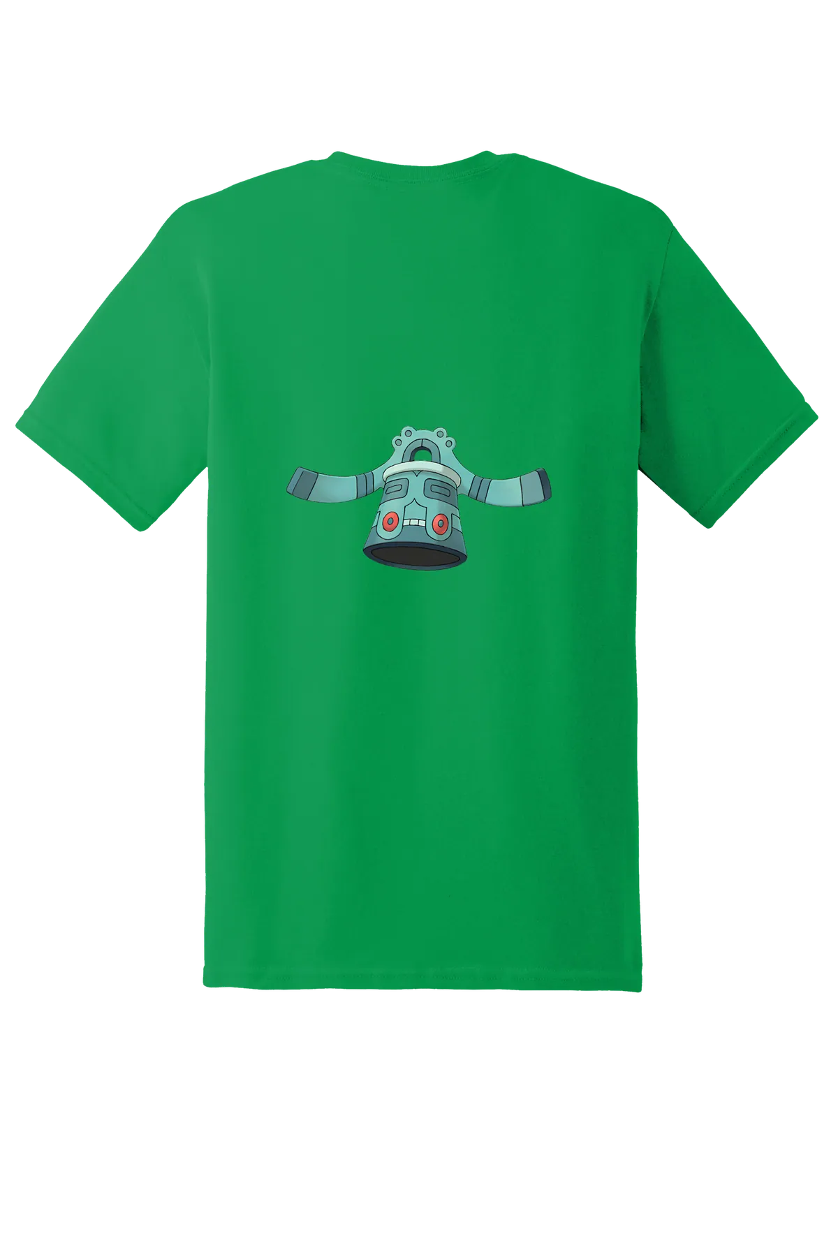 Pokemon Bronzong Tee, Irish Green, back print