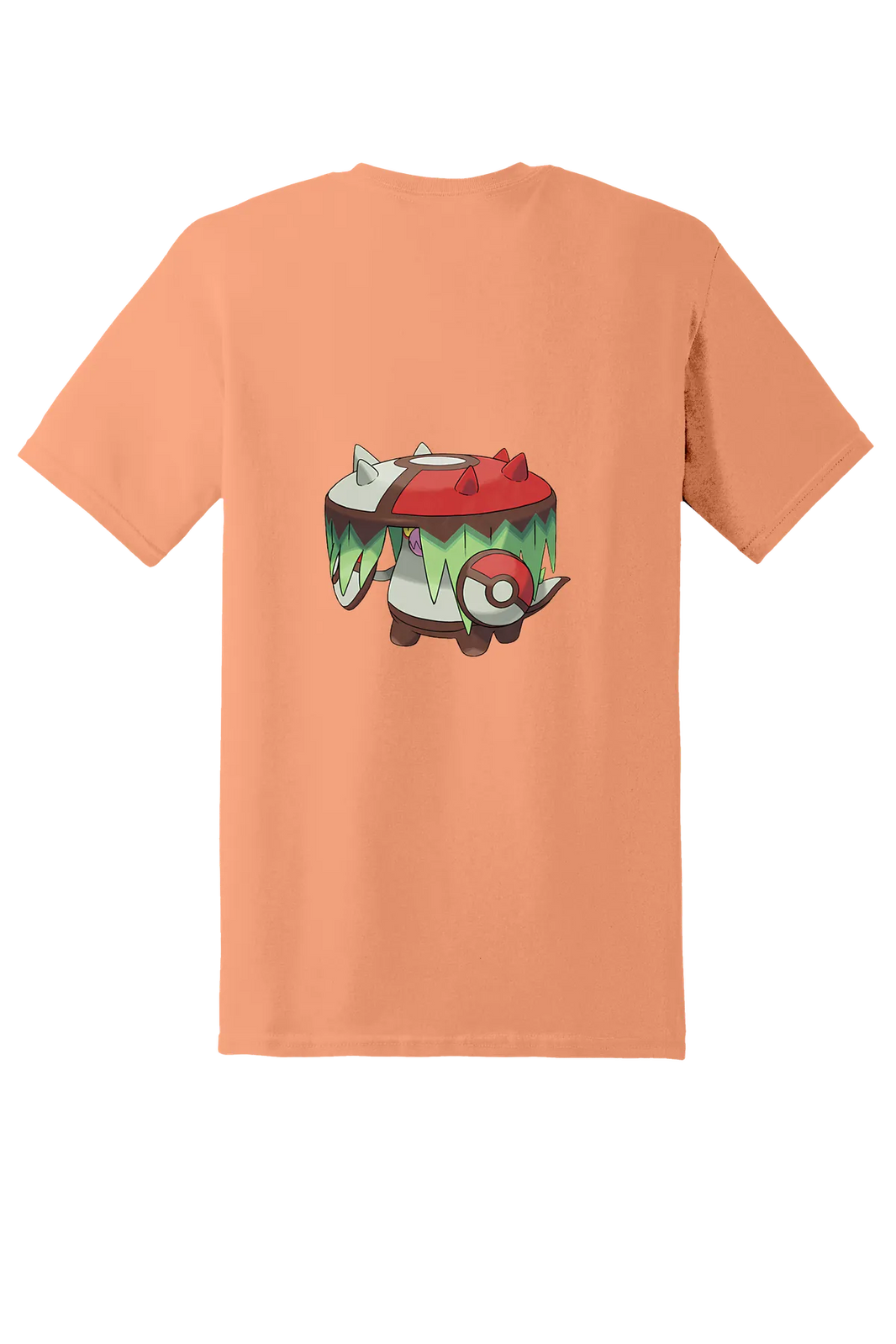 Pokemon Brute Bonnet Tee, Tangerine, back print