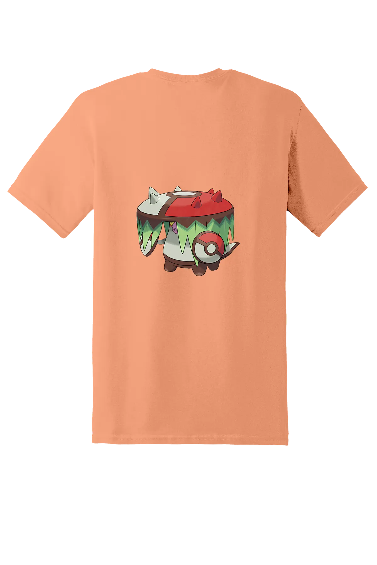 Pokemon Brute Bonnet Tee, Tangerine, back print