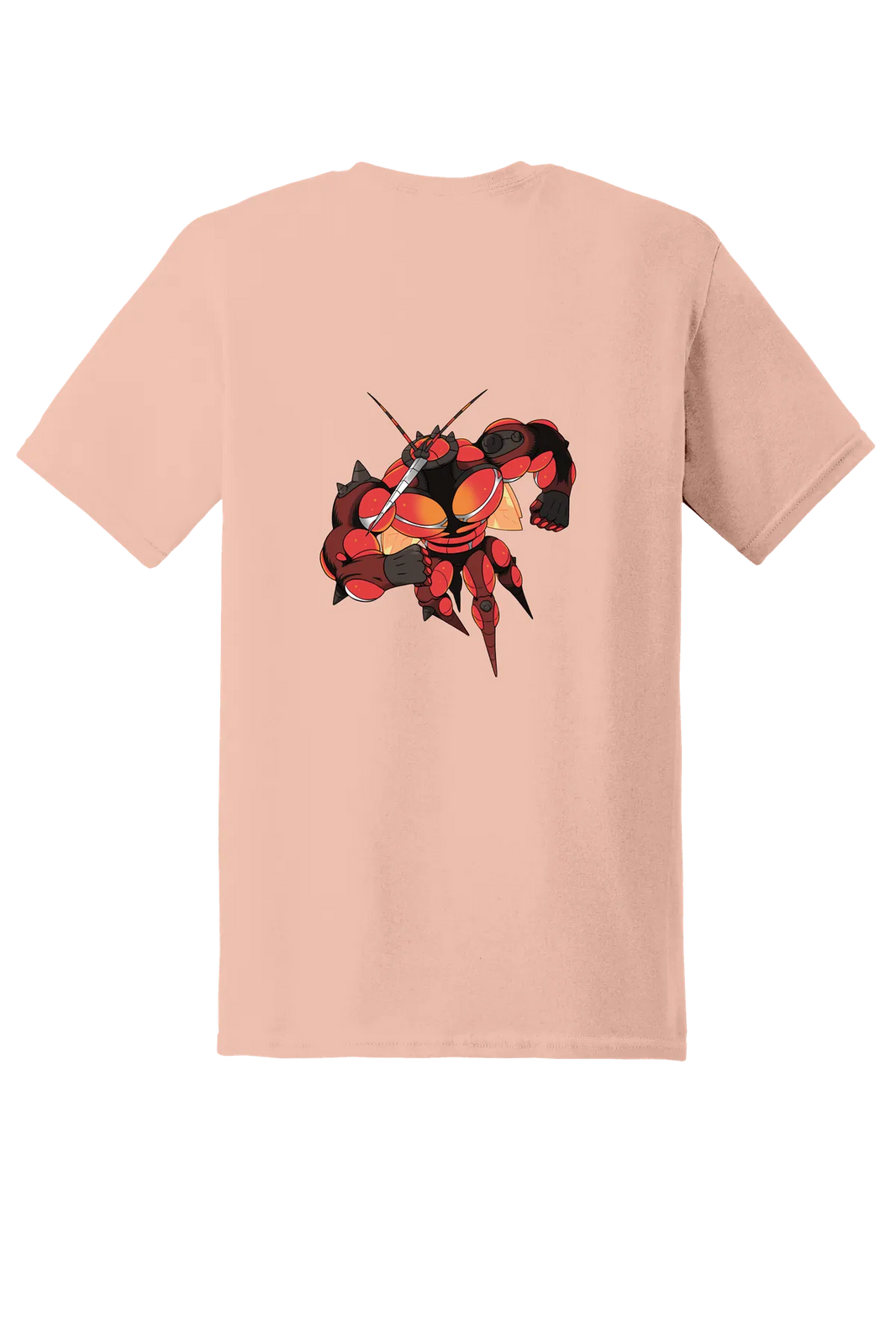 Pokemon Buzzwole Tee, Dusty Rose, back print
