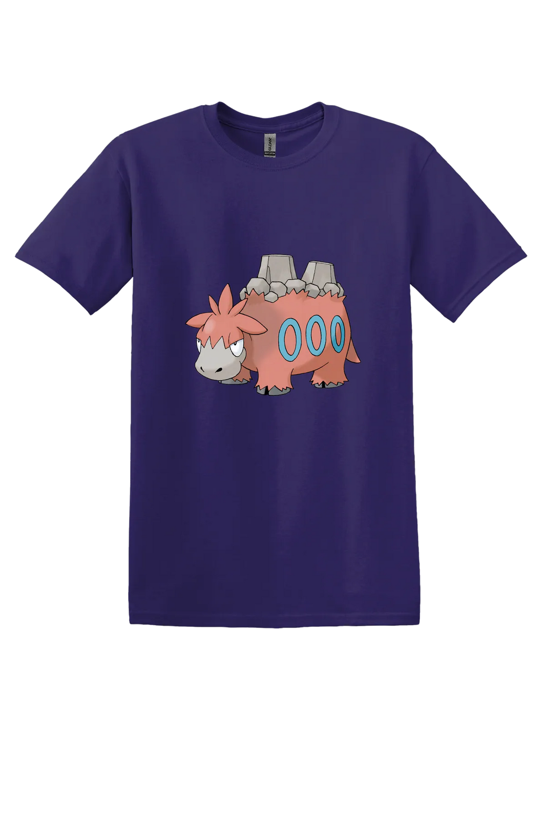 Pokemon Camerupt Tee, Fan Deep Purple, front print