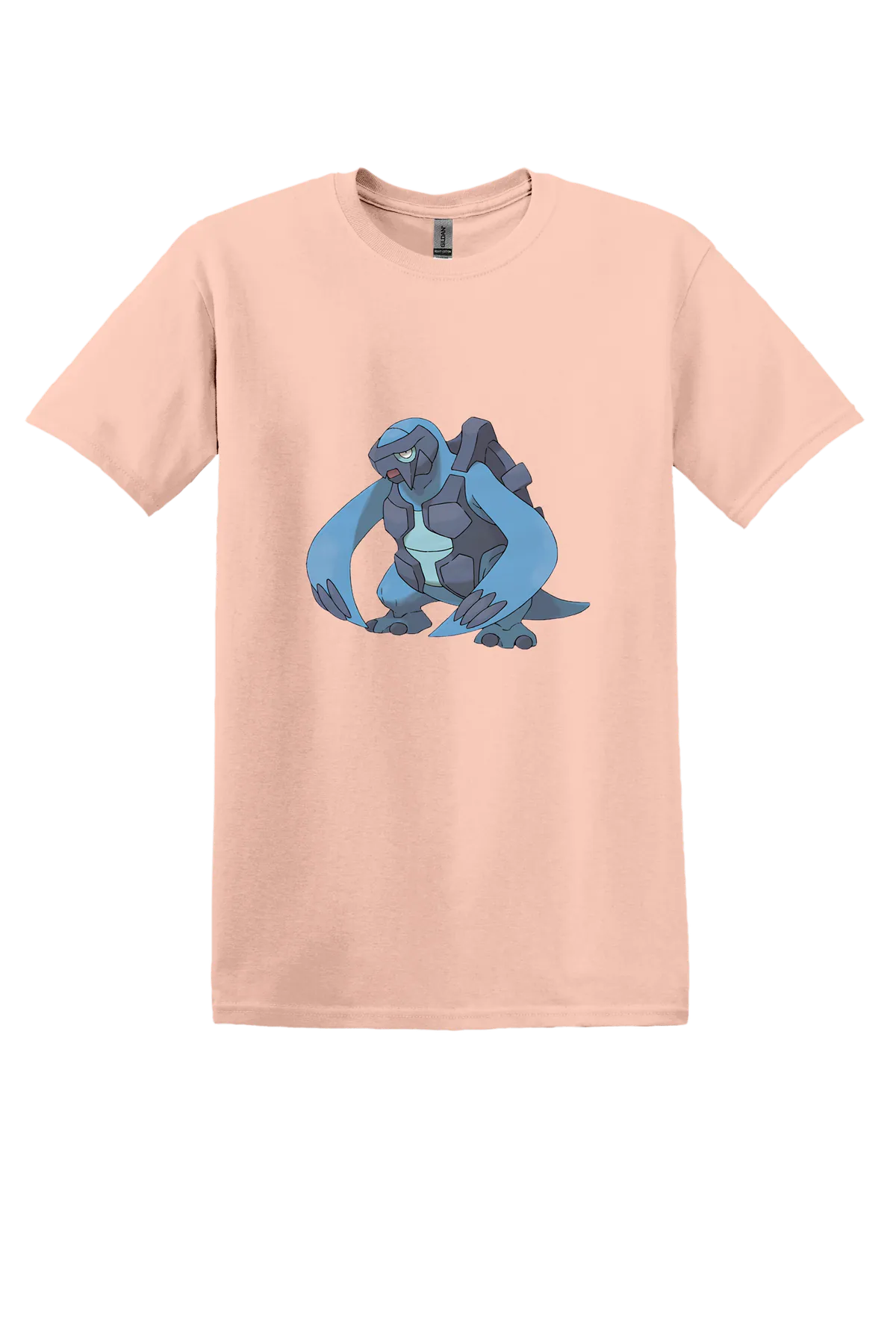 Pokemon Carracosta Tee, Dusty Rose, front print