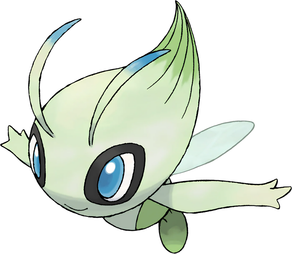Pokemon Celebi Tee, artwork, front print