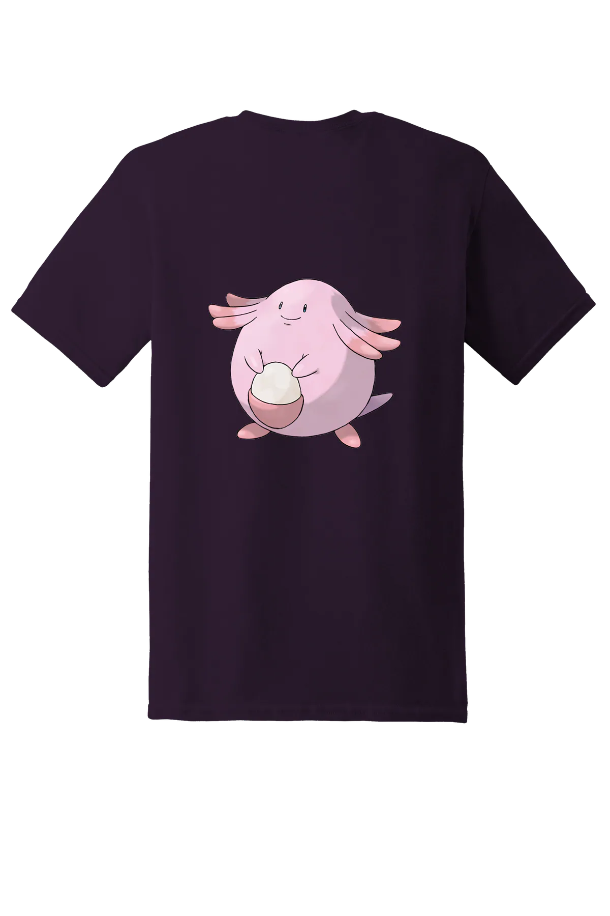 Pokemon Chansey Tee, Blackberry, back print