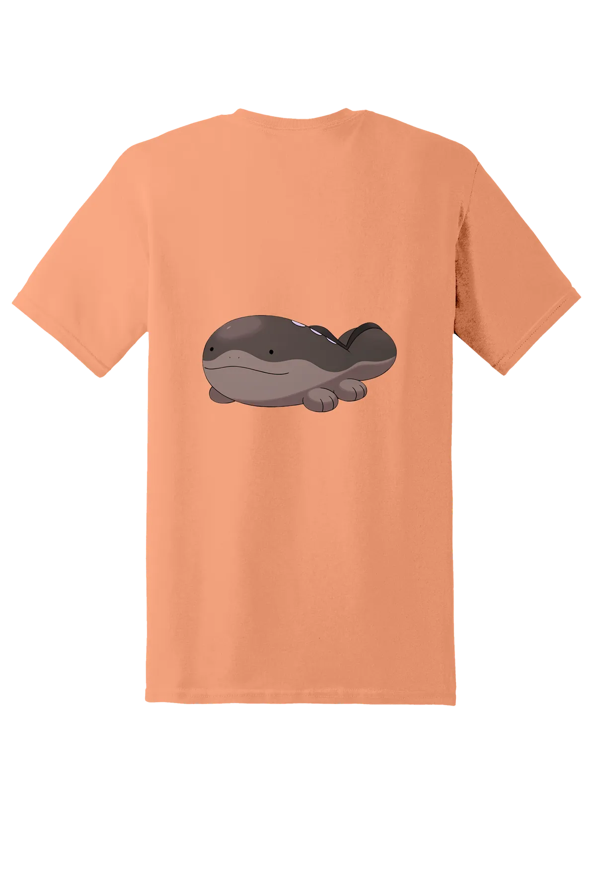 Pokemon Clodsire Tee, Tangerine, back print
