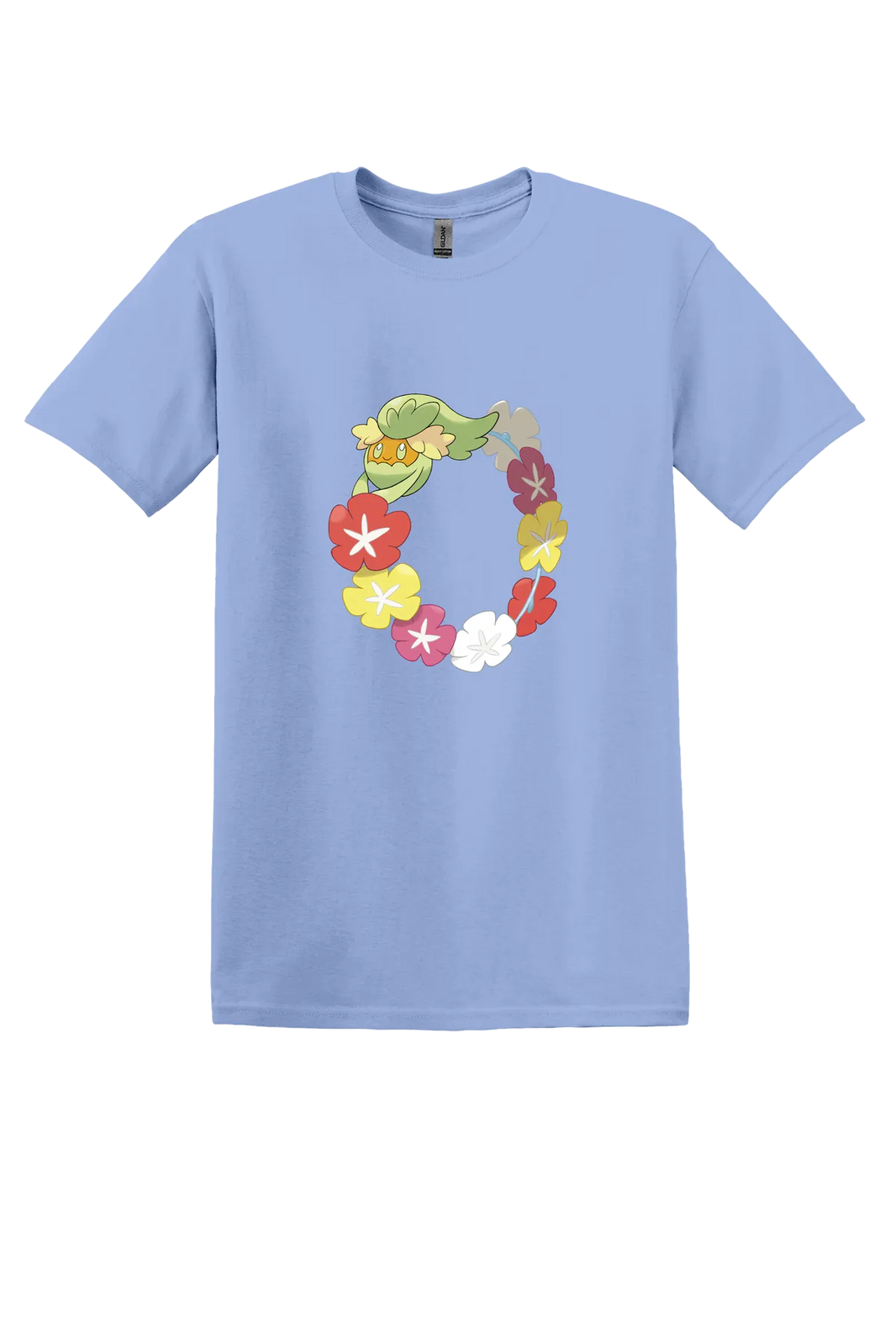 Pokemon Comfey Tee, Carolina Blue, front print