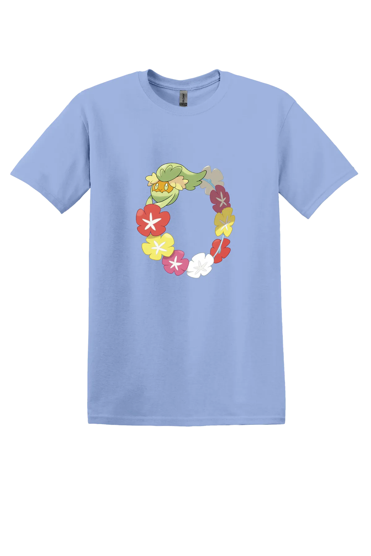 Pokemon Comfey Tee, Carolina Blue, front print