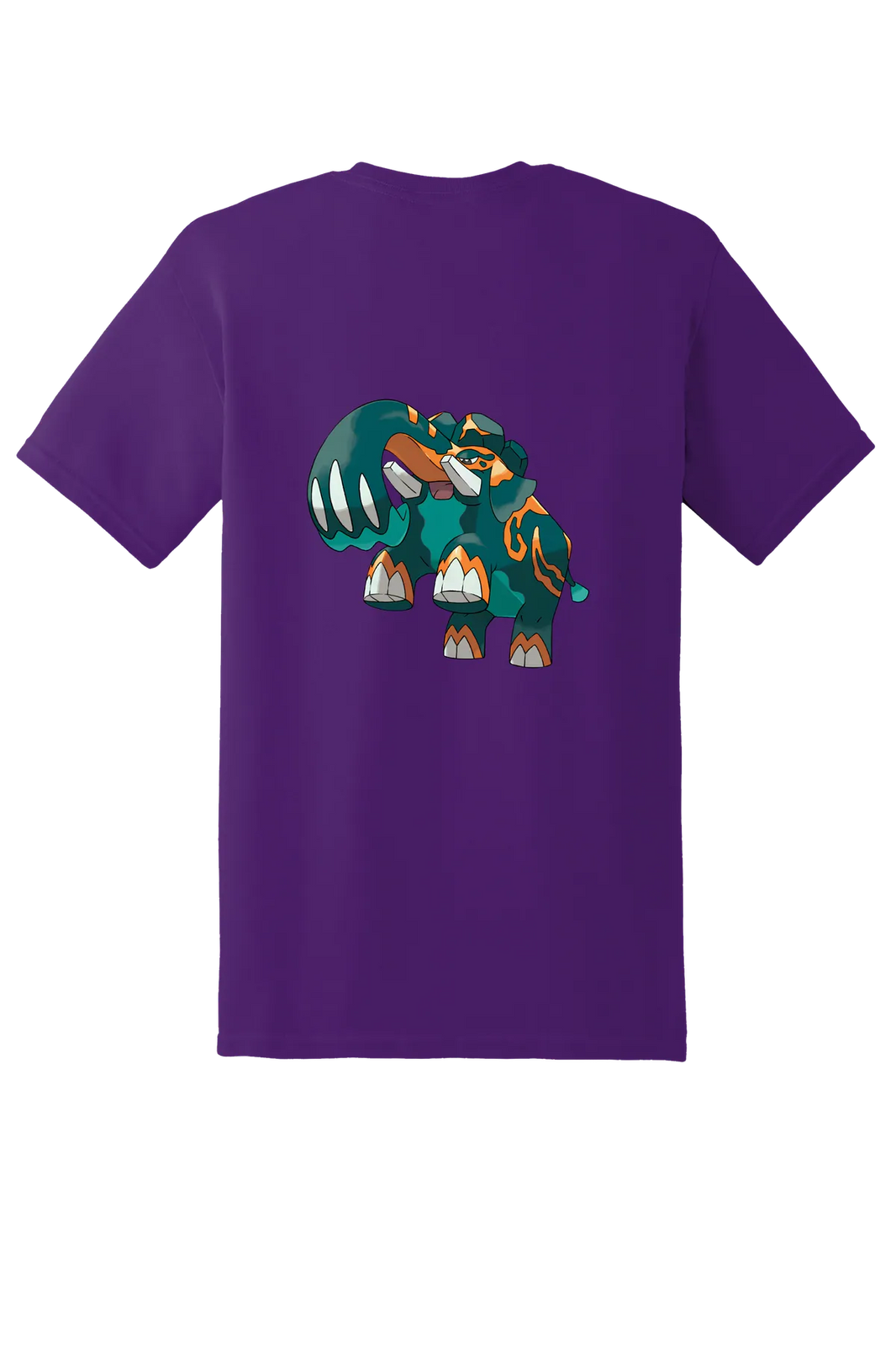 Pokemon Copperajah Tee, Purple, back print
